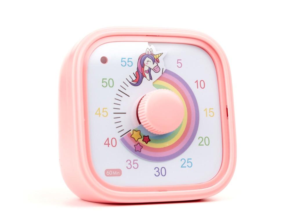 Brainstream Visual Timer Rainbow Ride - 8.5x9.5x5 cm - Timer voor Kinderen - tot 60 min.