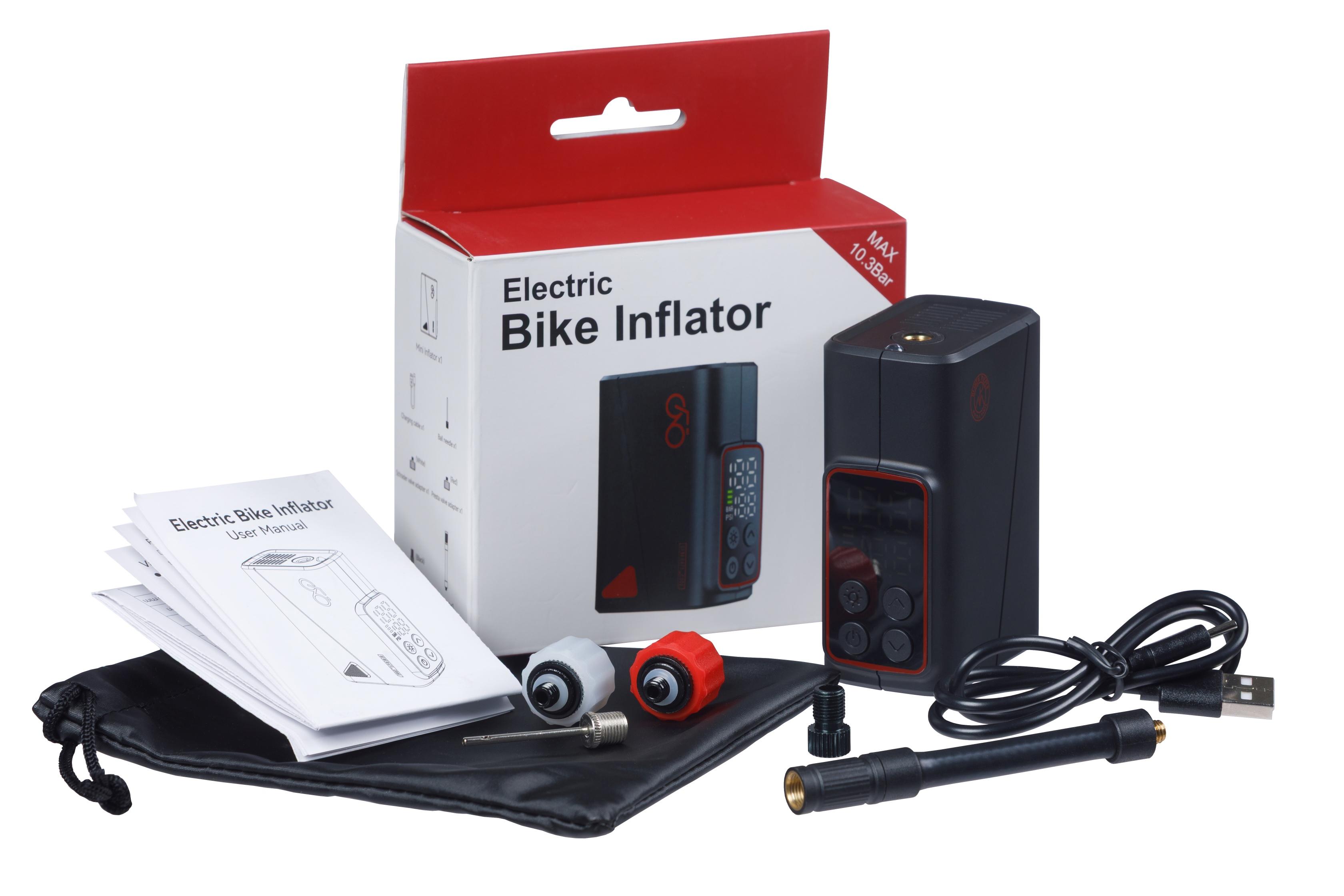 Mijnen Pieper Elektrische Fietspomp USB-C - tot 10,3 Bar