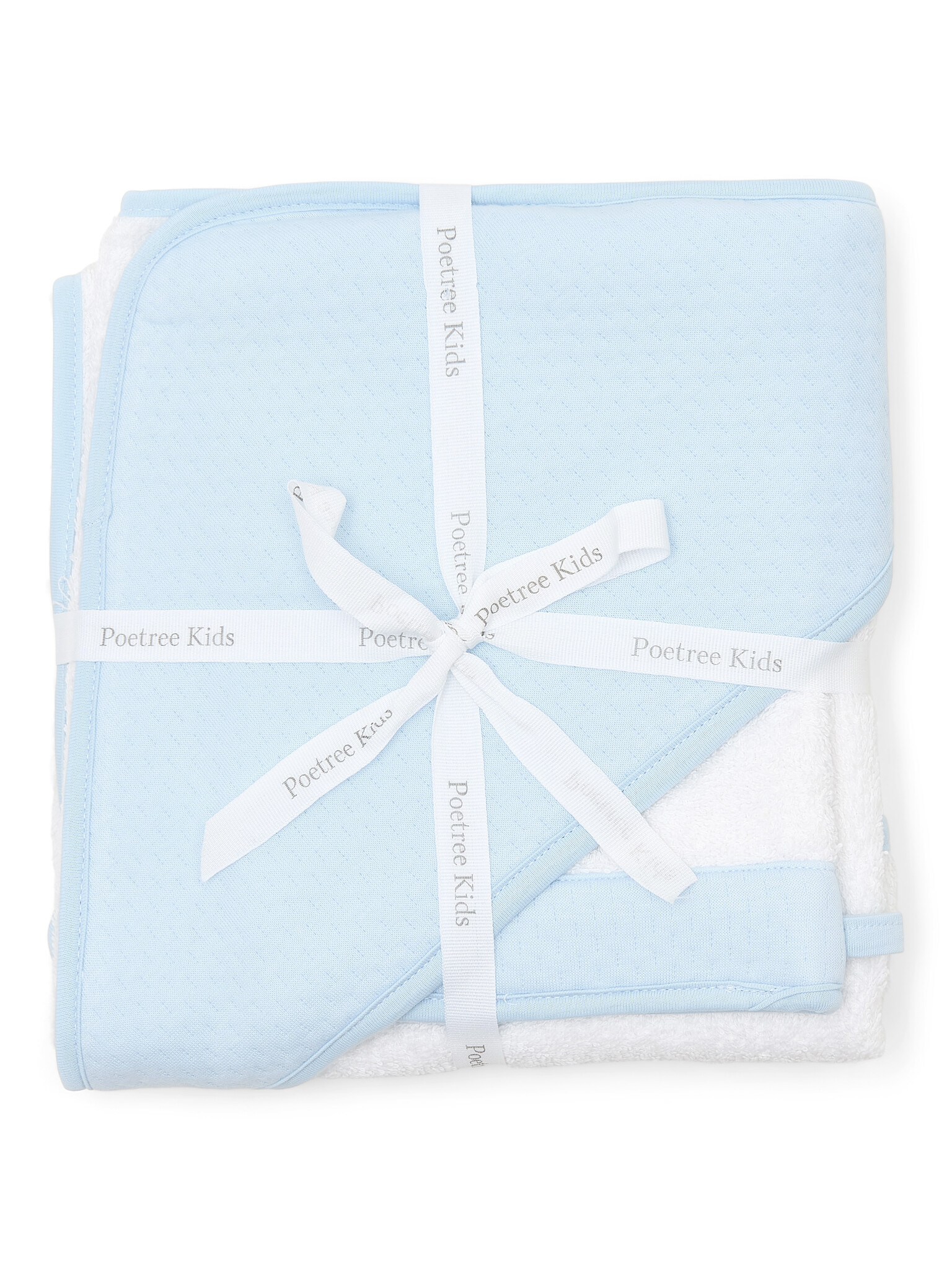 Poetree Badcape met Washandje Blue Dreams Blauw