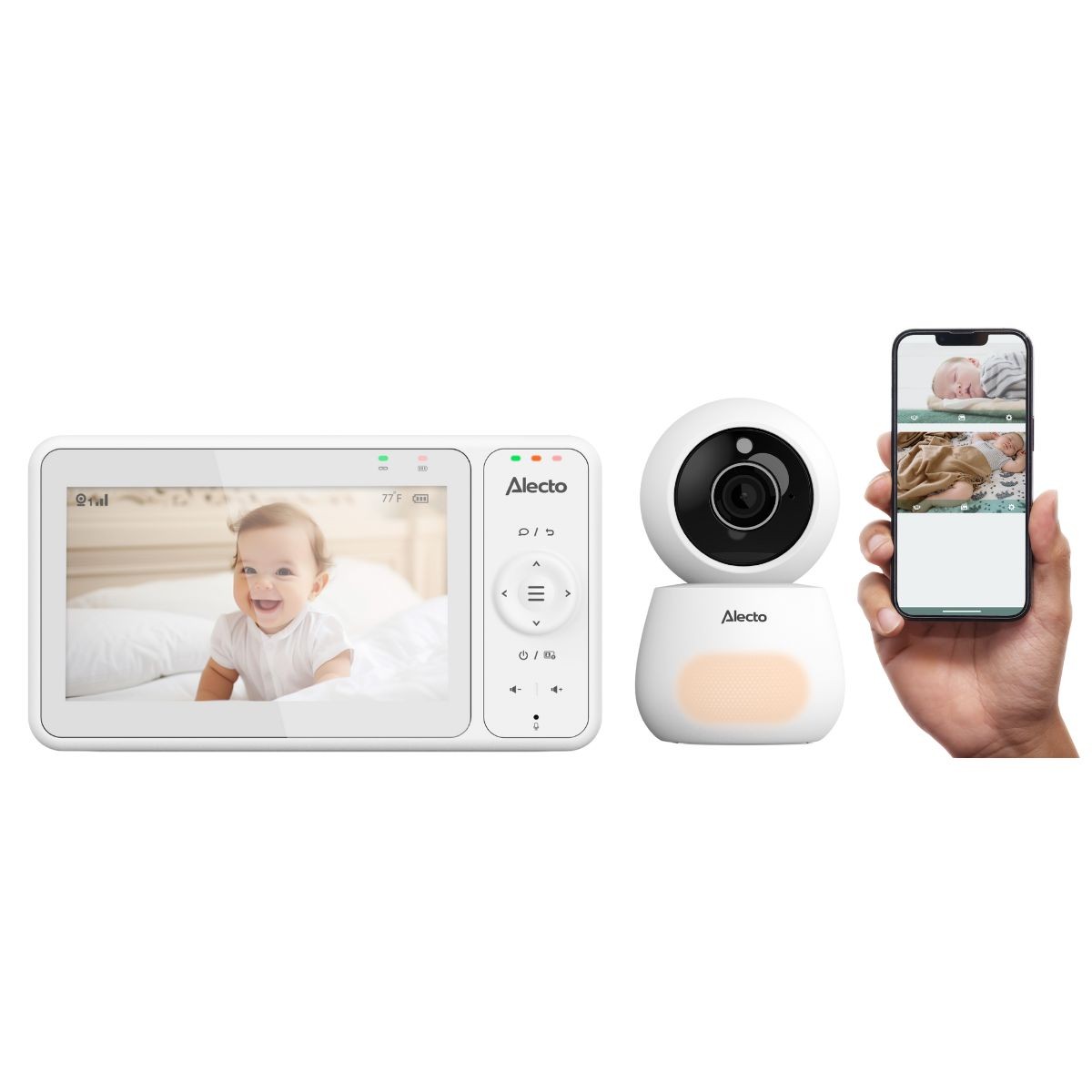 Alecto Video-Babyfoon Wifi DVM2060
