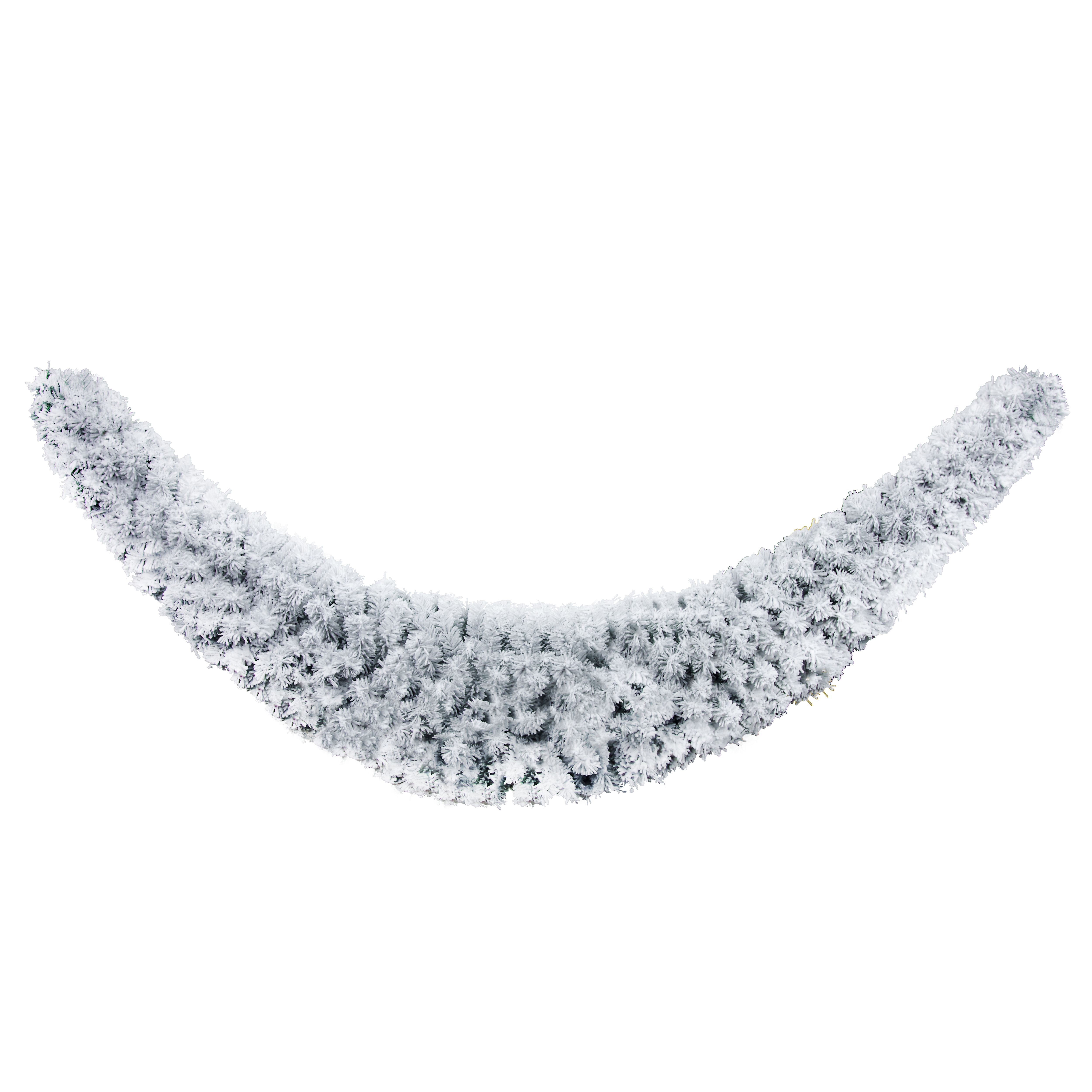 Kerstguirlande Luzern Snowy Moon 270cm - diam. 45cm - 600 Tips - Mantel Swag