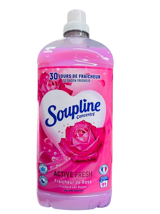 Soupline Wasverzachter Active Fresh Frisheid van Rozen 2 l