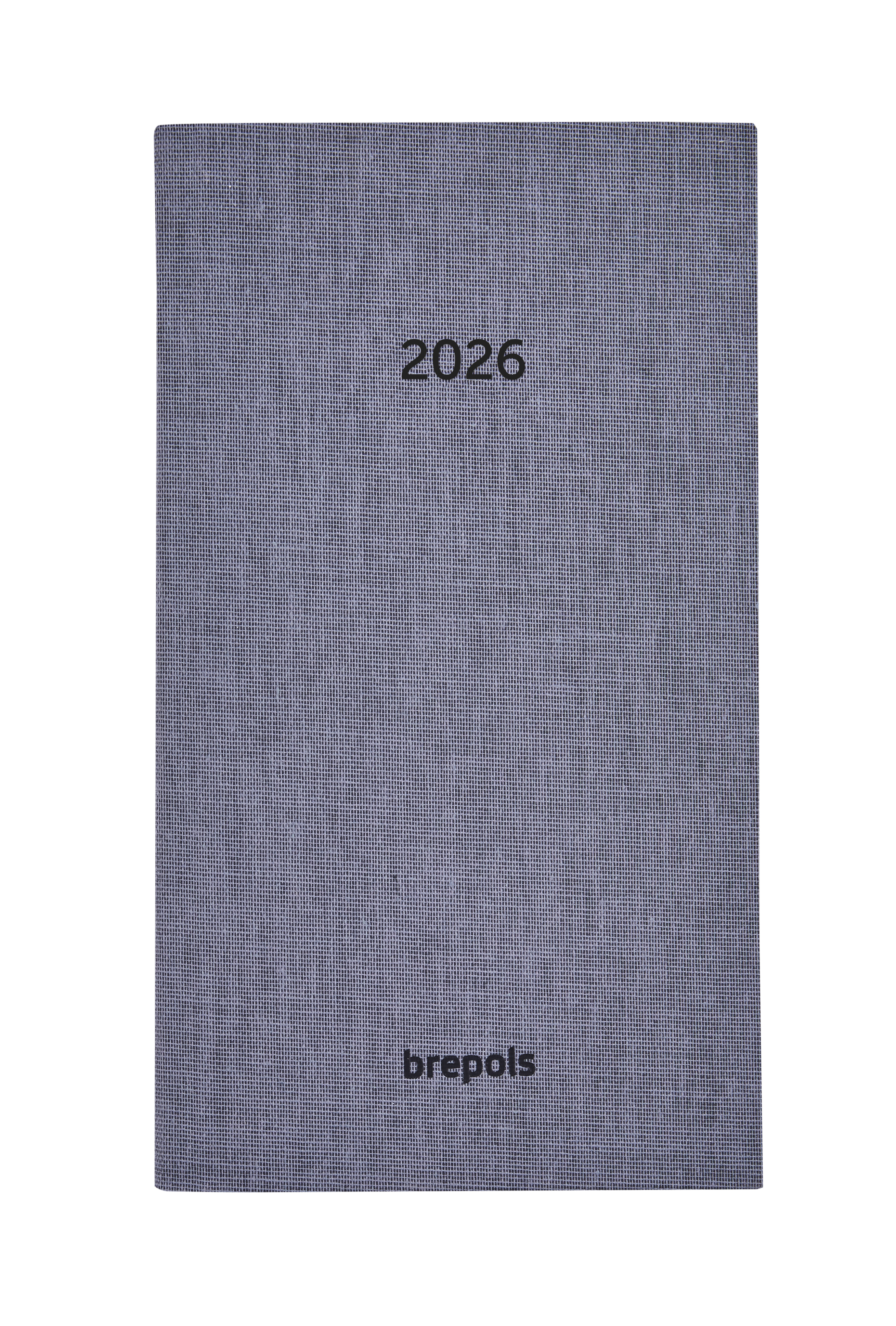 Brepols Agenda 2026 Notavision Dubletta 1week/2pag Grijs 8.9x16 cm