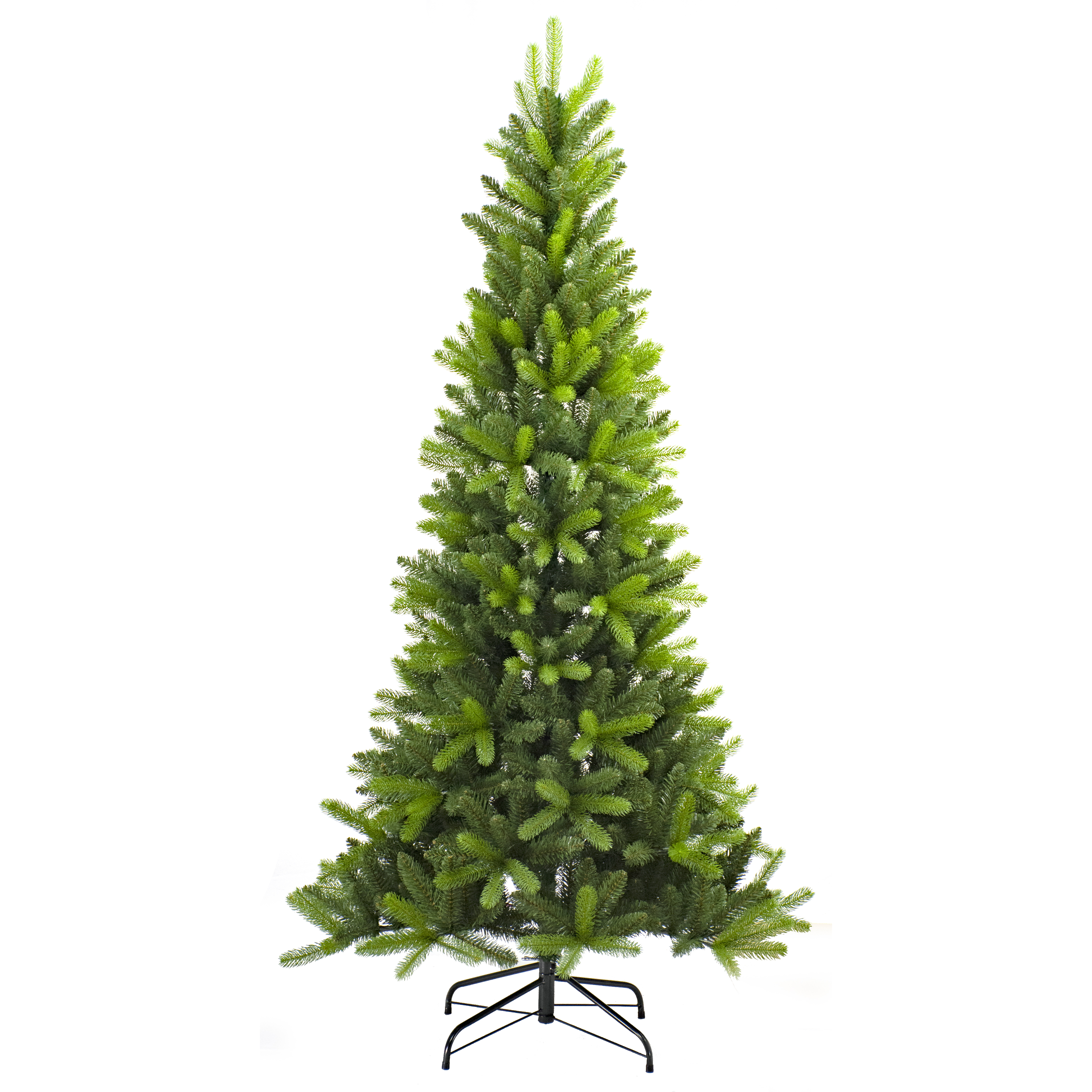 Kerstboom Utah Slim Hinged 210x104 cm - 1140 Tips - PE/PVC