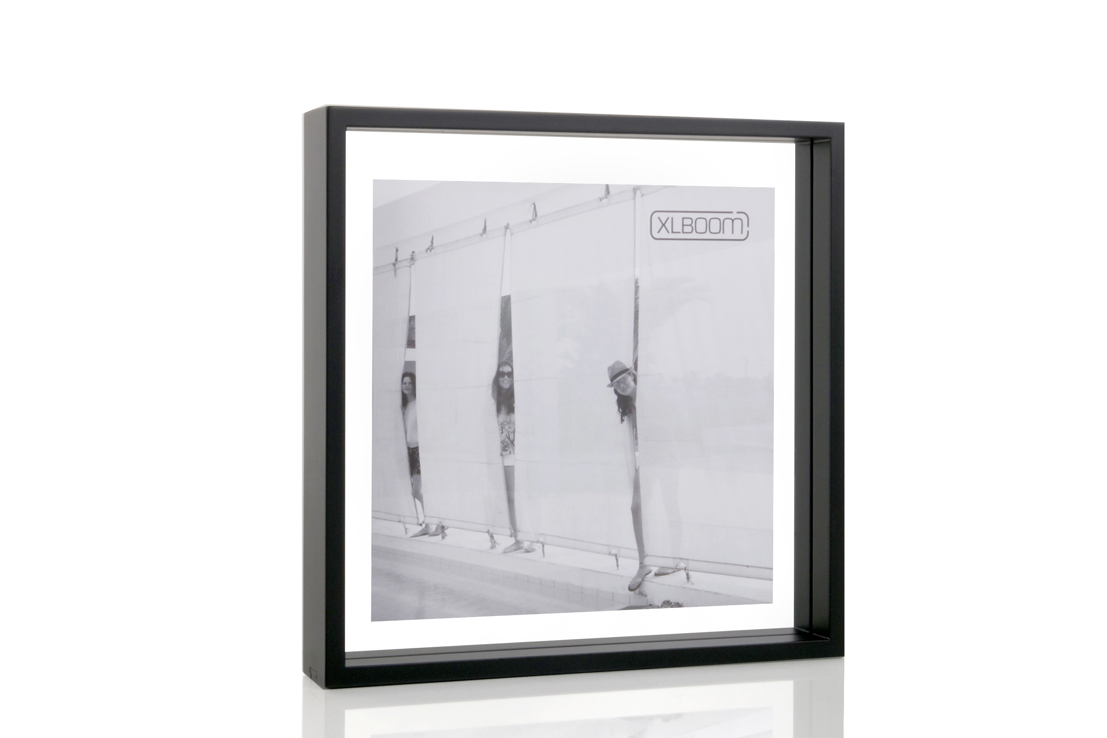 XLBoom Fotokader Square Floating Box Coffee Bean - 32x32 cm
