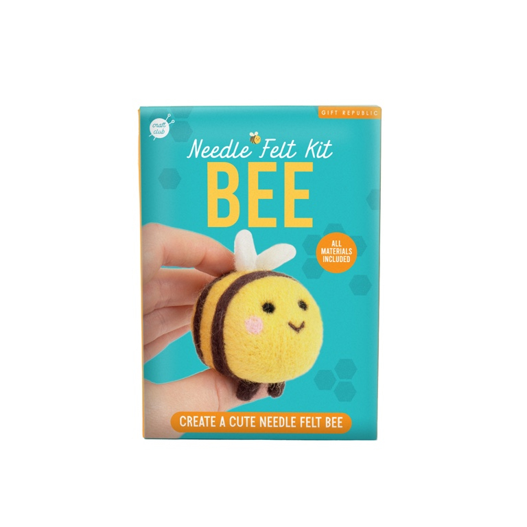 Gift Republic DIY Bee Needle Felting Kit - Viltpakket