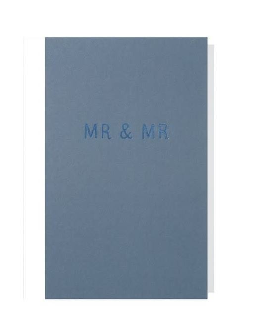 Wenskaart Mr & Mrs