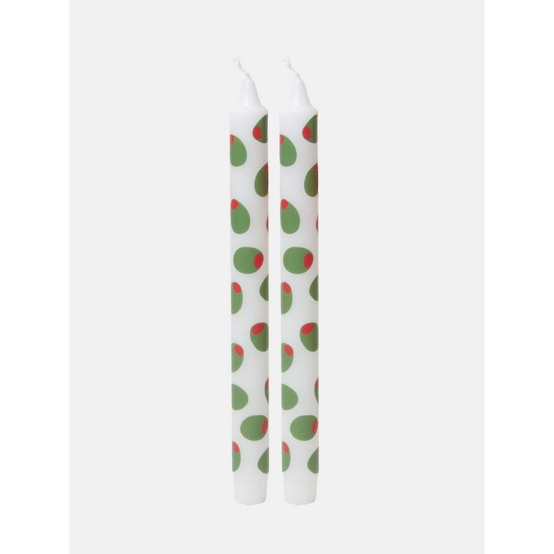 Doiy Kaars Olivia 25cm set 2 stuks
