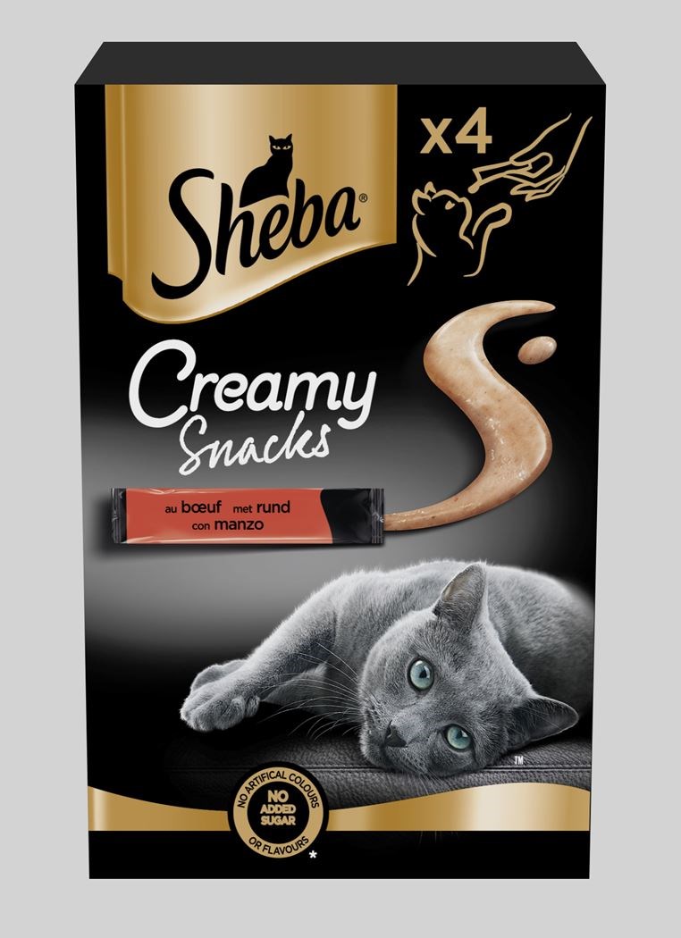 Sheba Creamy Snack Rund 4 x 12 g