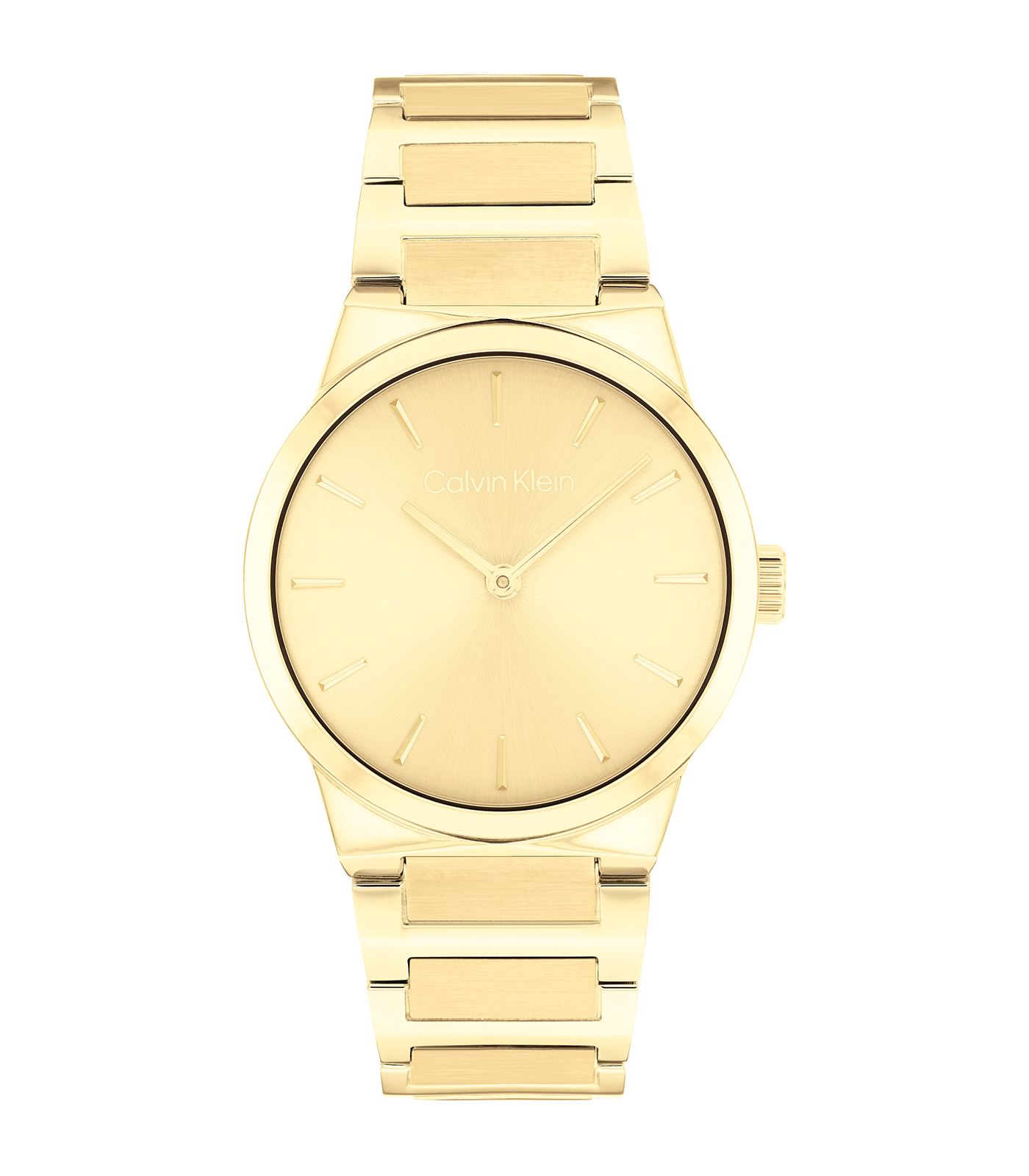 Calvin Klein Polshorloge Linear Elegance Goud