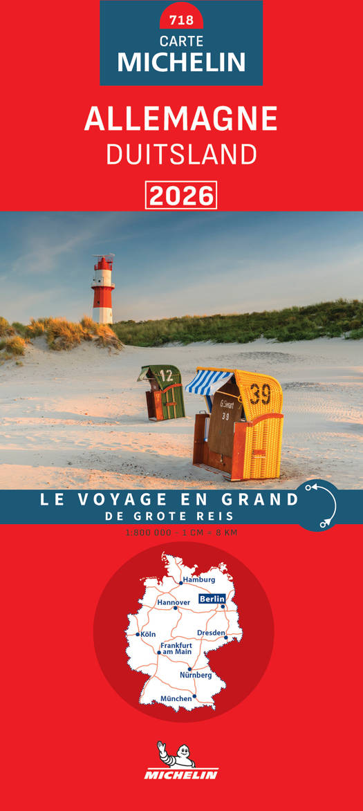 Michelin Kaart Duitsland 2026