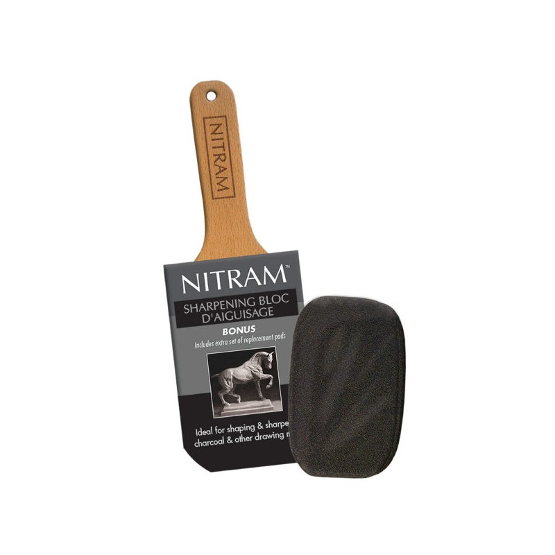 Nitram Houtskool Slijpblok