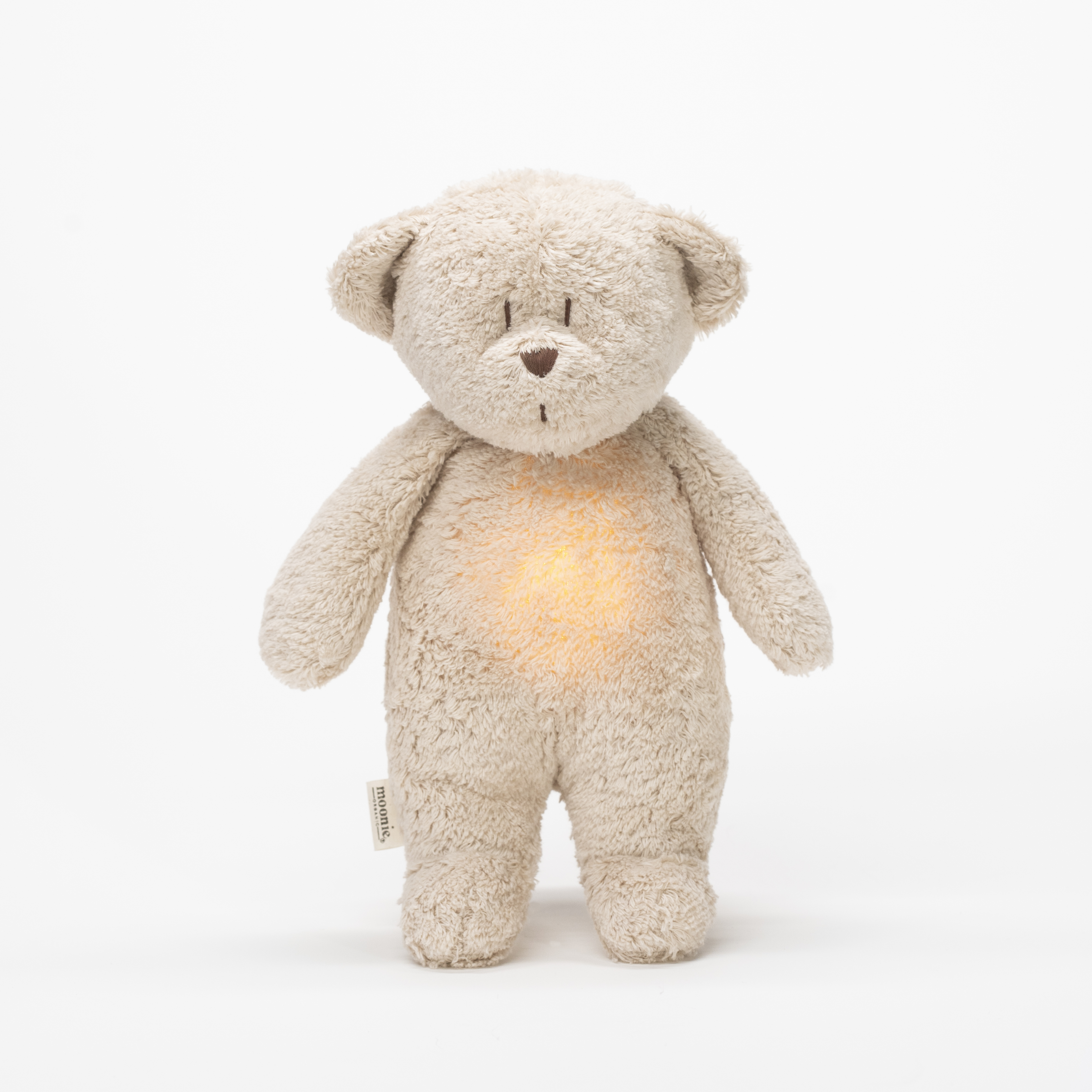 Moonie Knuffel The Humming Bear 2.0 Sand Natur 28x15x10 cm
