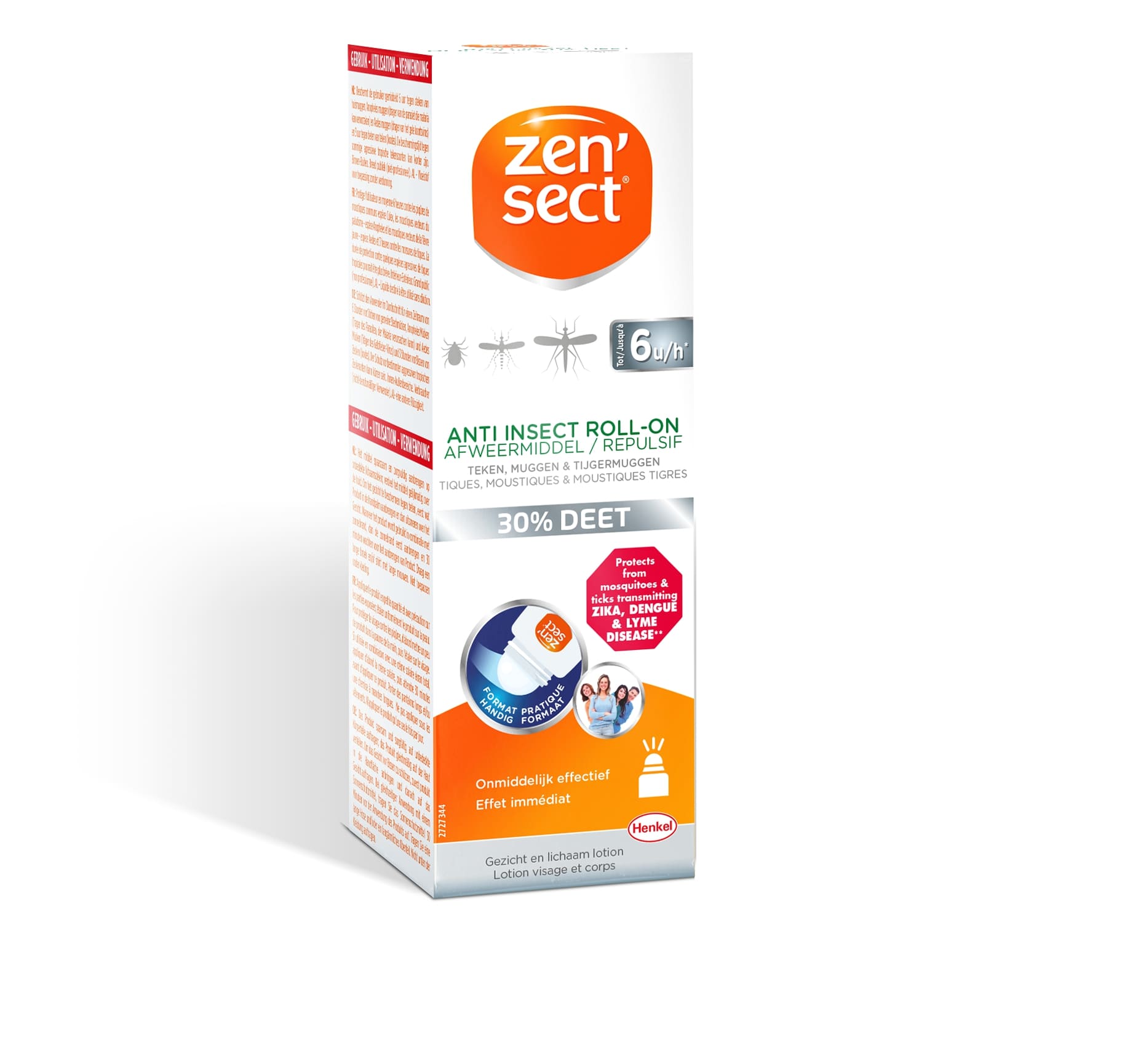 Zensect Roll-On 30% deet 50 ml Anti-Mug