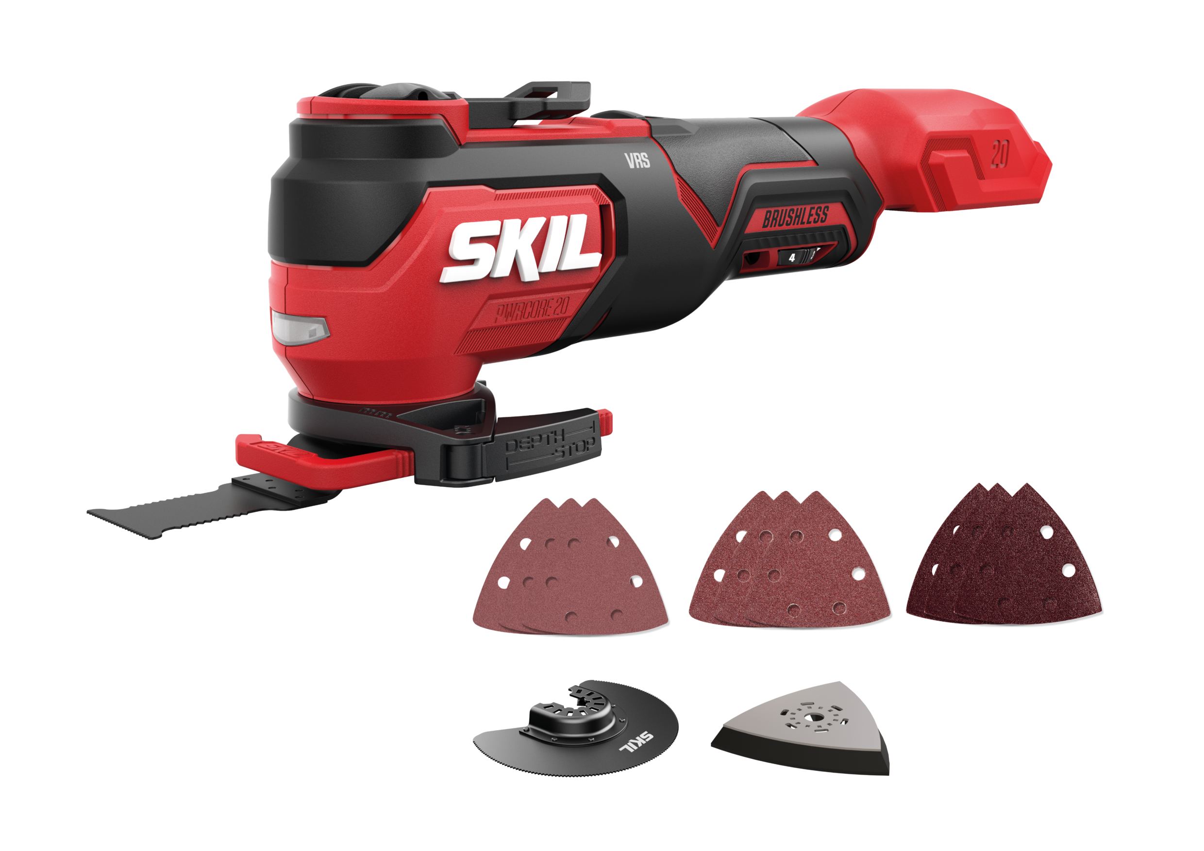 Skil Multitool 3622CA met Borstelloze Motor incl Toebehoren excl Accu