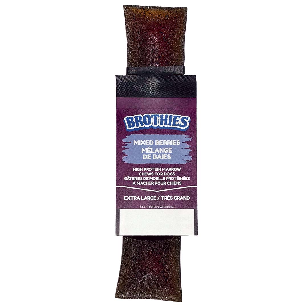 Brothies Kauwsnack met Bouillon 15 cm Rode Vruchten 100 g