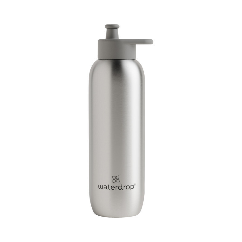 Waterdrop Drinkfles Sport 800 ml Inox