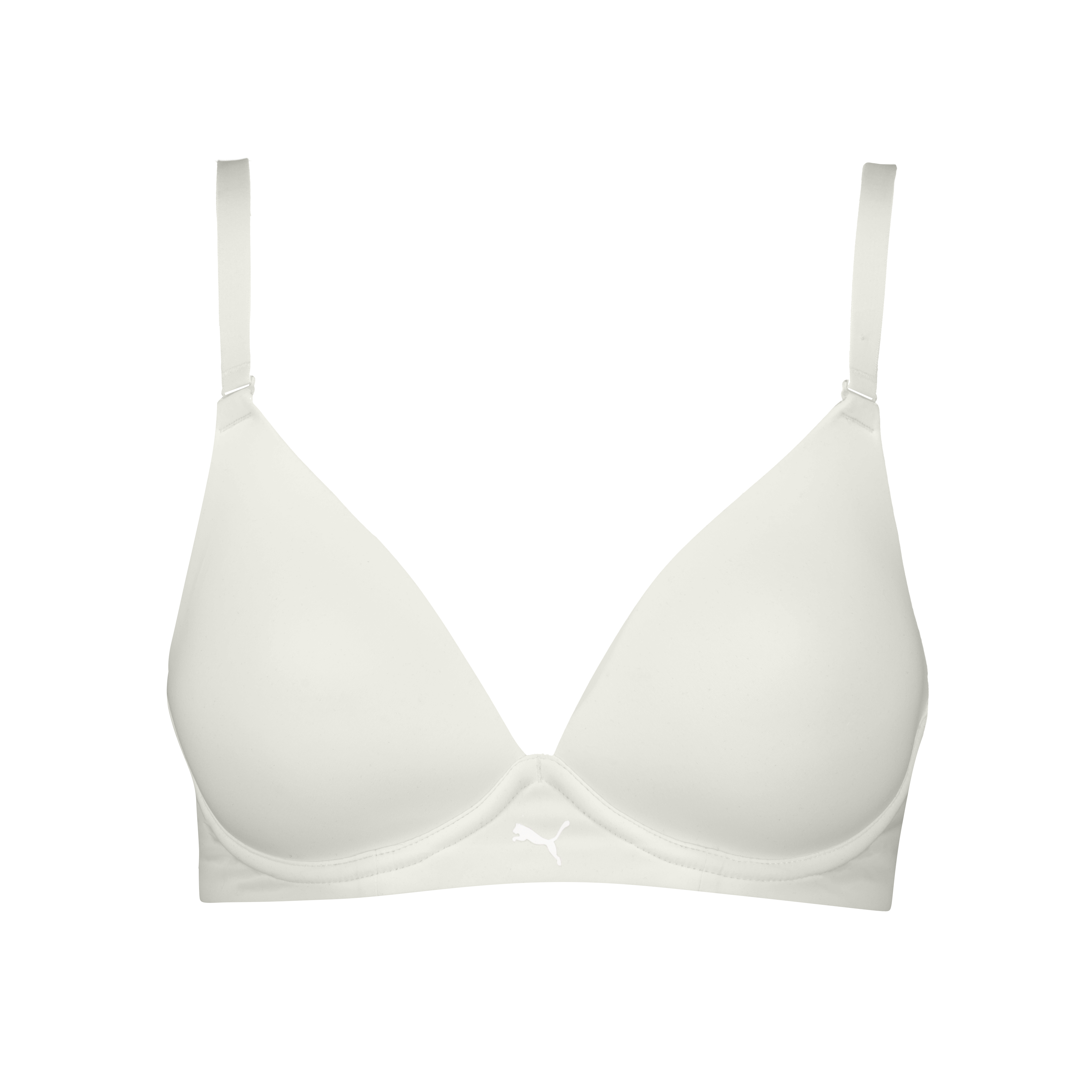 Puma Bh Dames Microfiber Soft Padded Warm White - maat C80