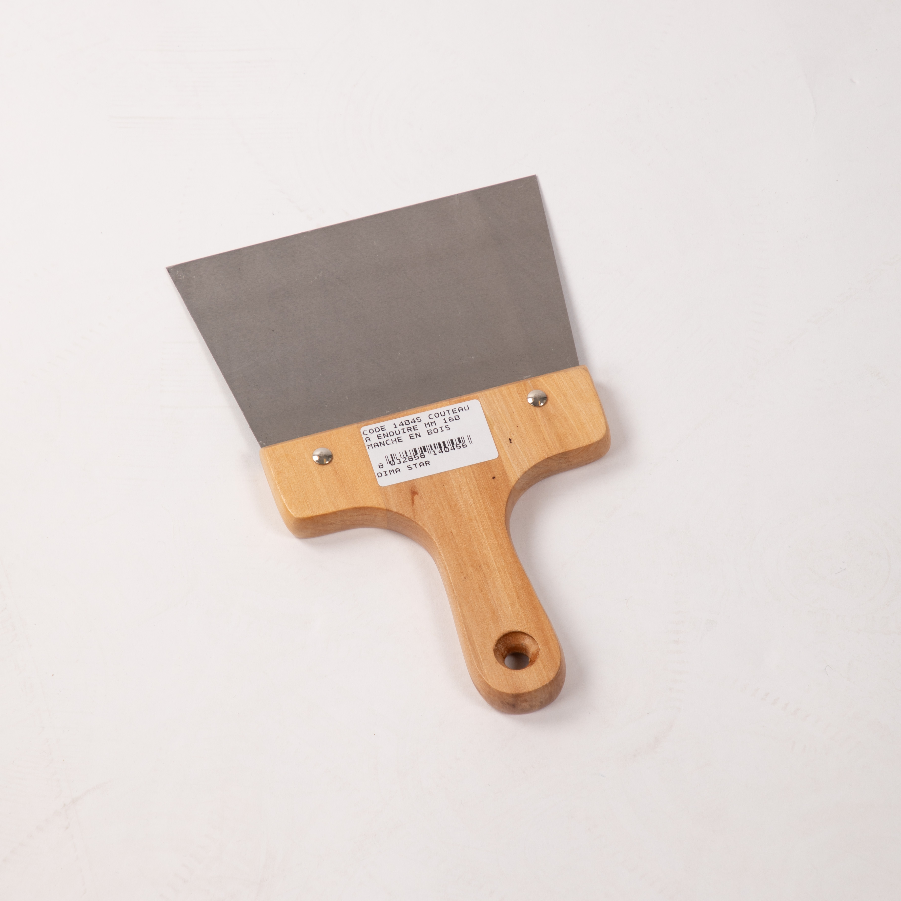 Dima Star Plamuurmes Breed 160 mm Houten Handvat