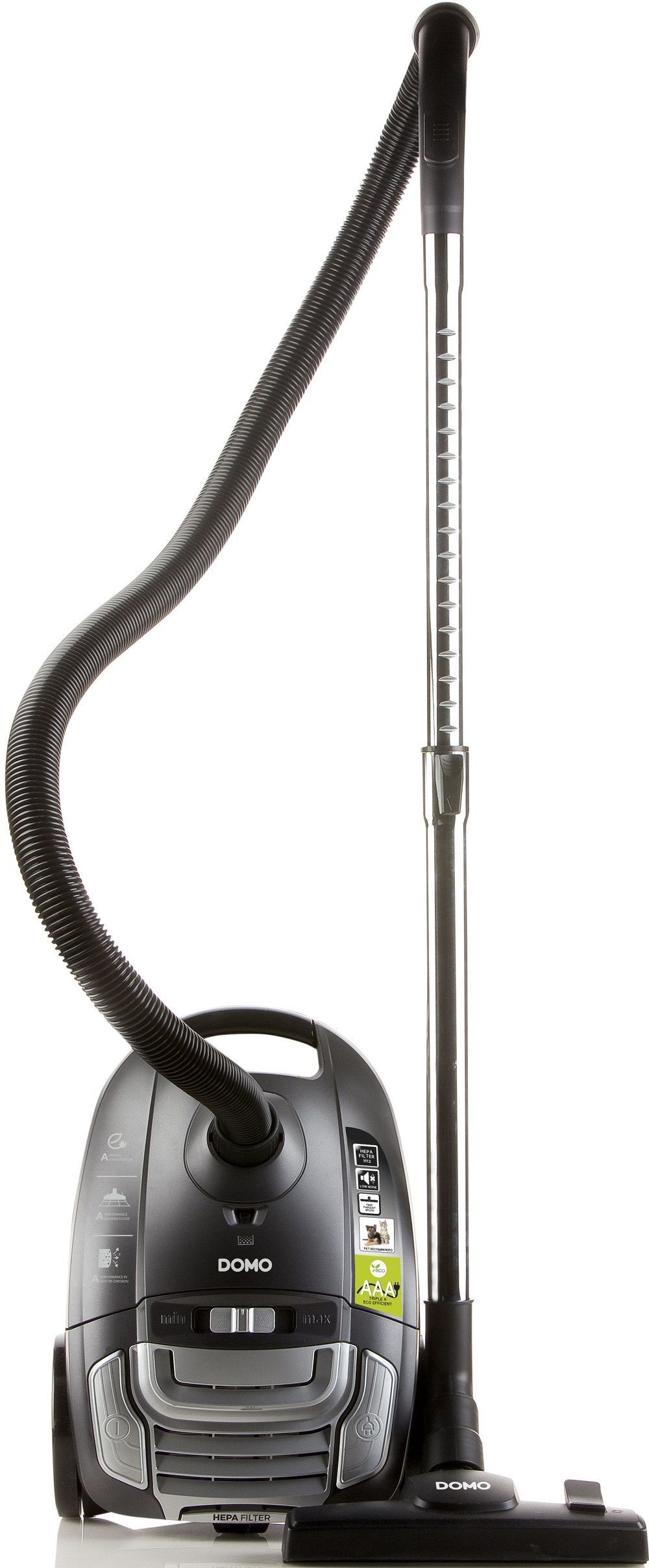 Domo stofzuiger AAA, DO7285S, 700 Watt stofzak 3 L., Grijs, Parket, Cat en Dog