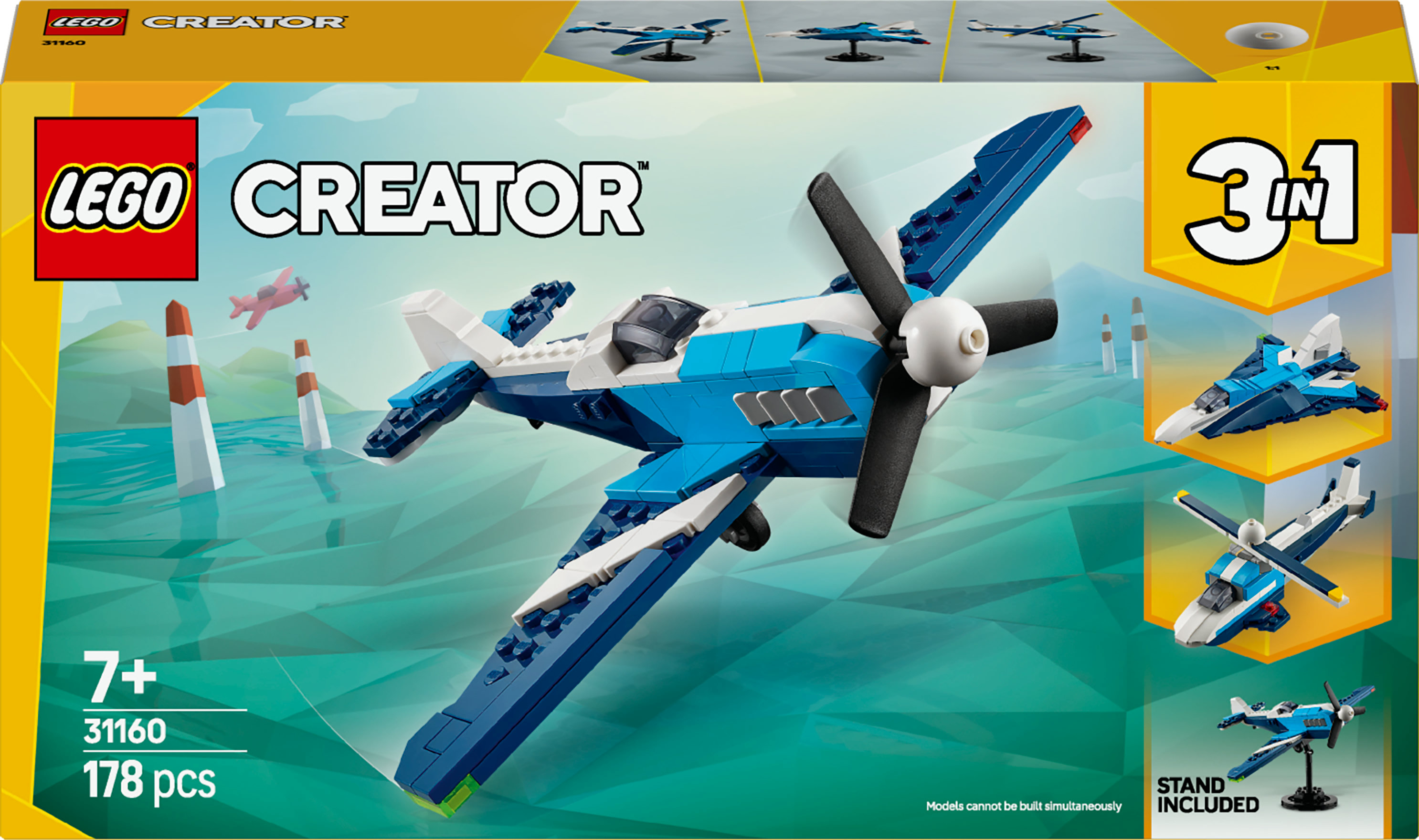 LEGO Creator 31160 Luchtvaart : Racevliegtuig 