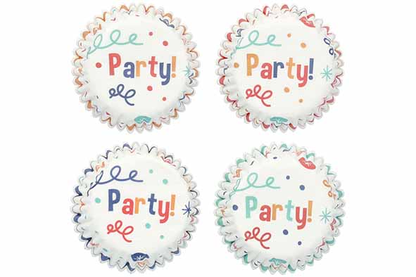 Birkmann Muffinvorm Mini Party set 100 stuks 4.5x2.5 cm
