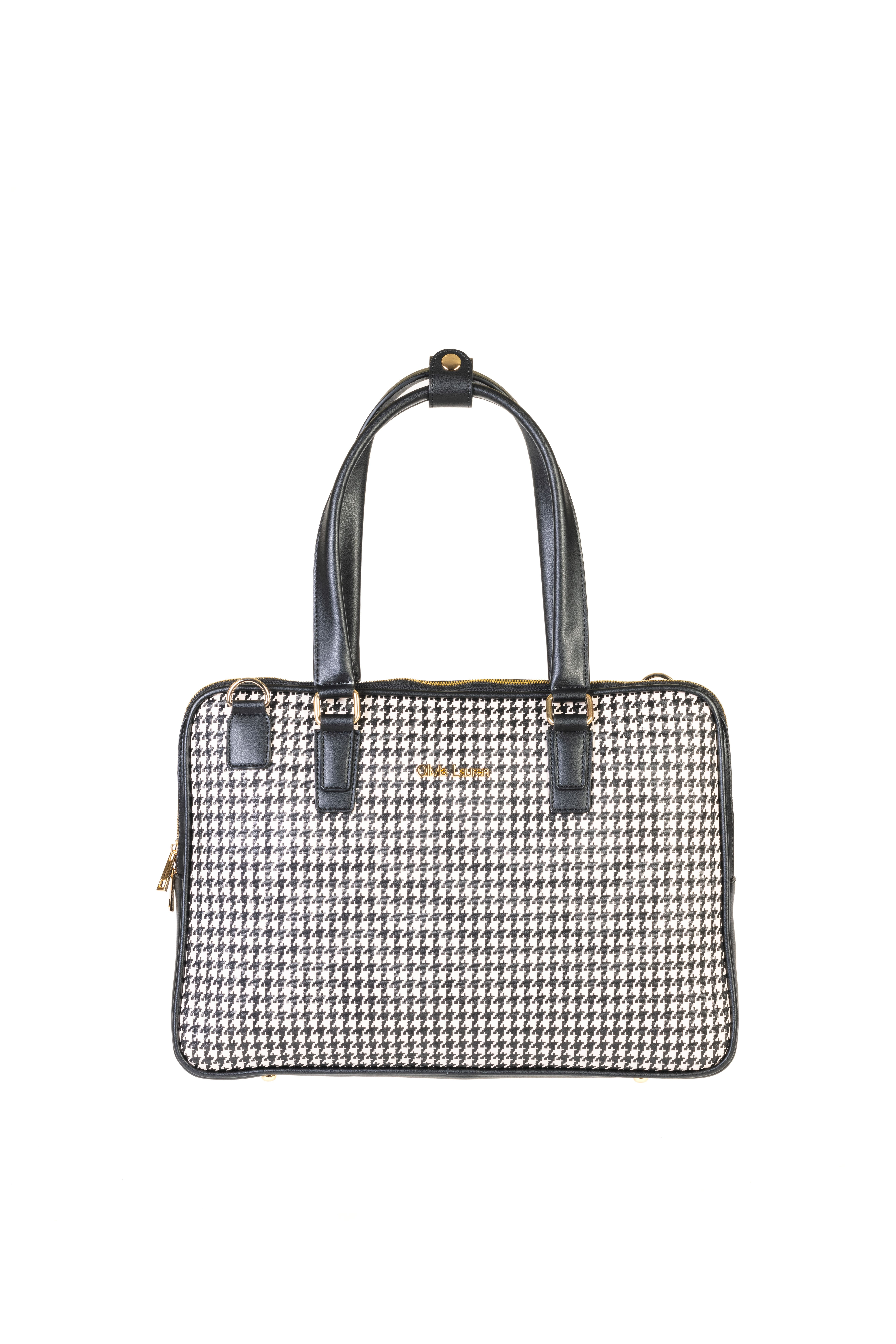Olivia Lauren Emily Laptoptas 15" Pied de Poule 43x6.5x30 cm