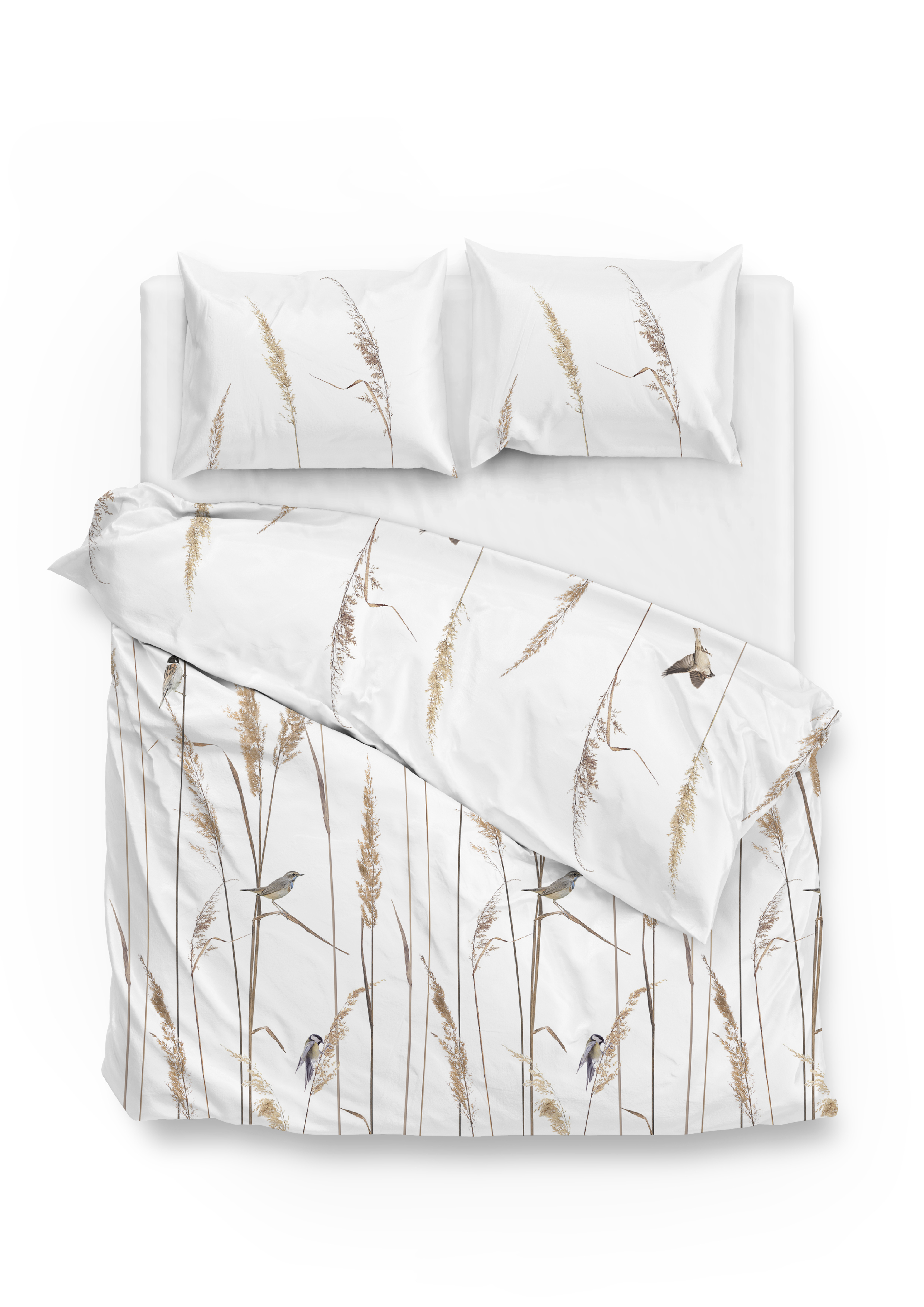 Zo!Home Dekbedovertrek Paige White 140x220 cm Flanel