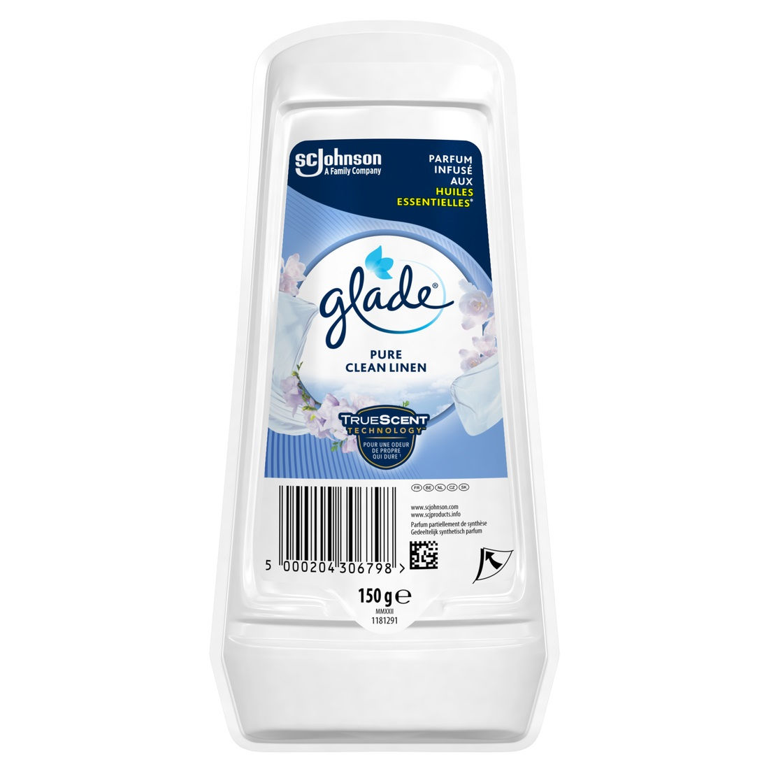 Glade Luchtverfrisser Gel langdurig Clean Linen 150 g Glade Luchtverfrisser Gel langdurig Clean Linen 150 g