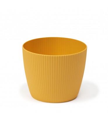 Bloempot Mosterd Leana Jumper d13.5 x h11 cm