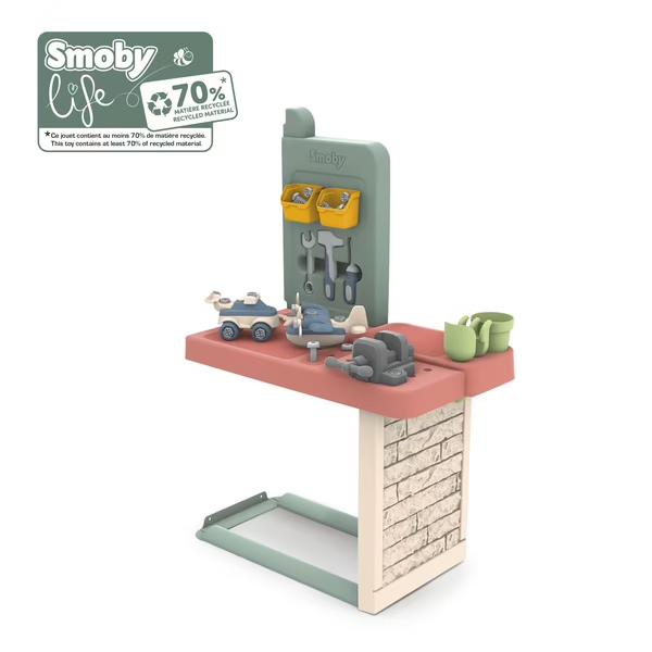 Smoby Garden Workshop, Zomerwerkbank met 40 accessoires