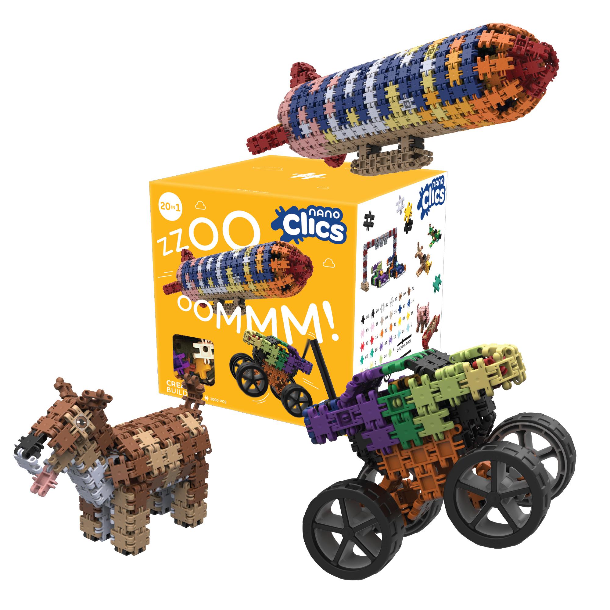 Nano Clics - Creative Builders - 1000 Stuks