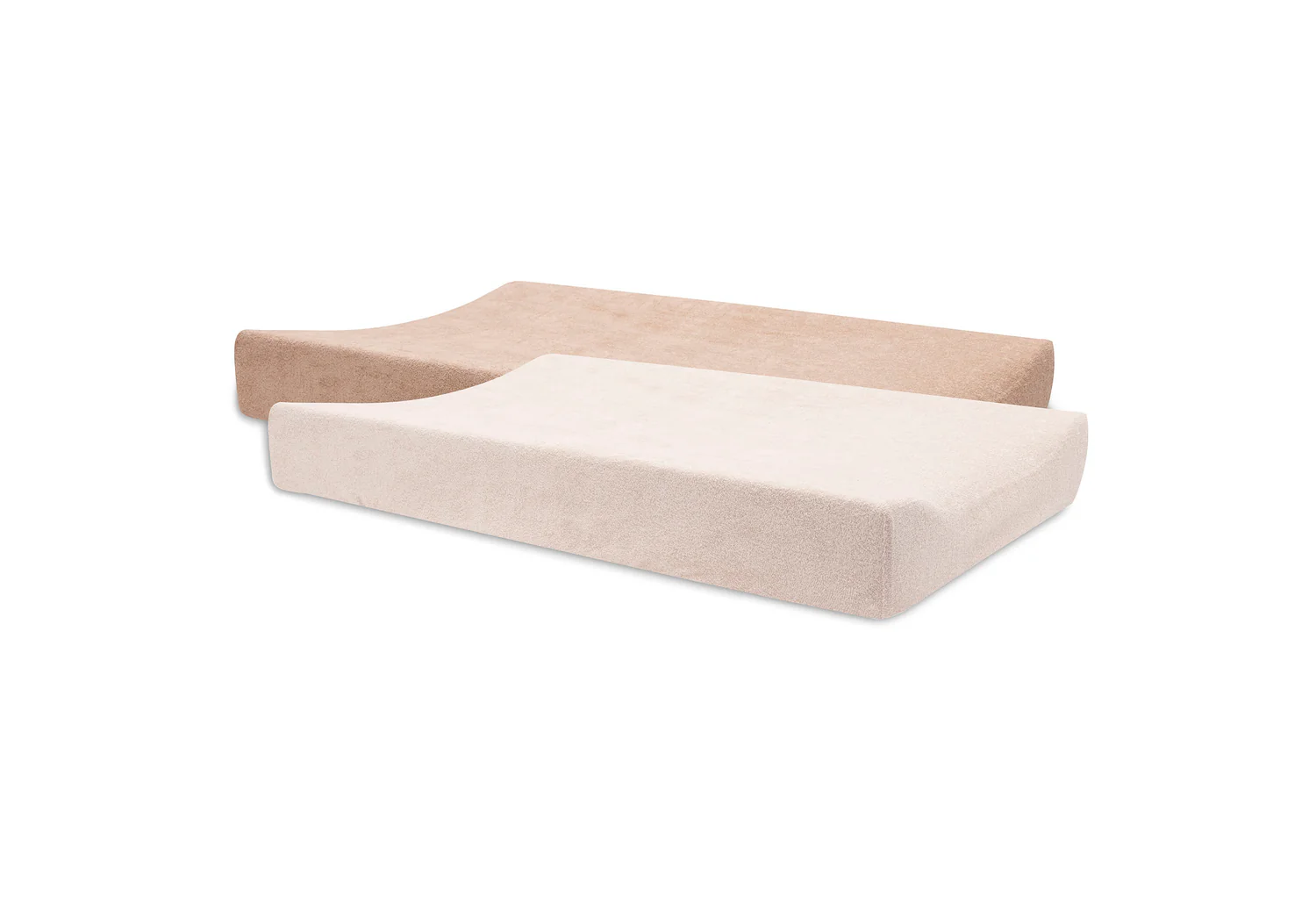 Jollein Waskussenhoes Badstof Blush-Wild Rose 50x70 cm - 2 stuks