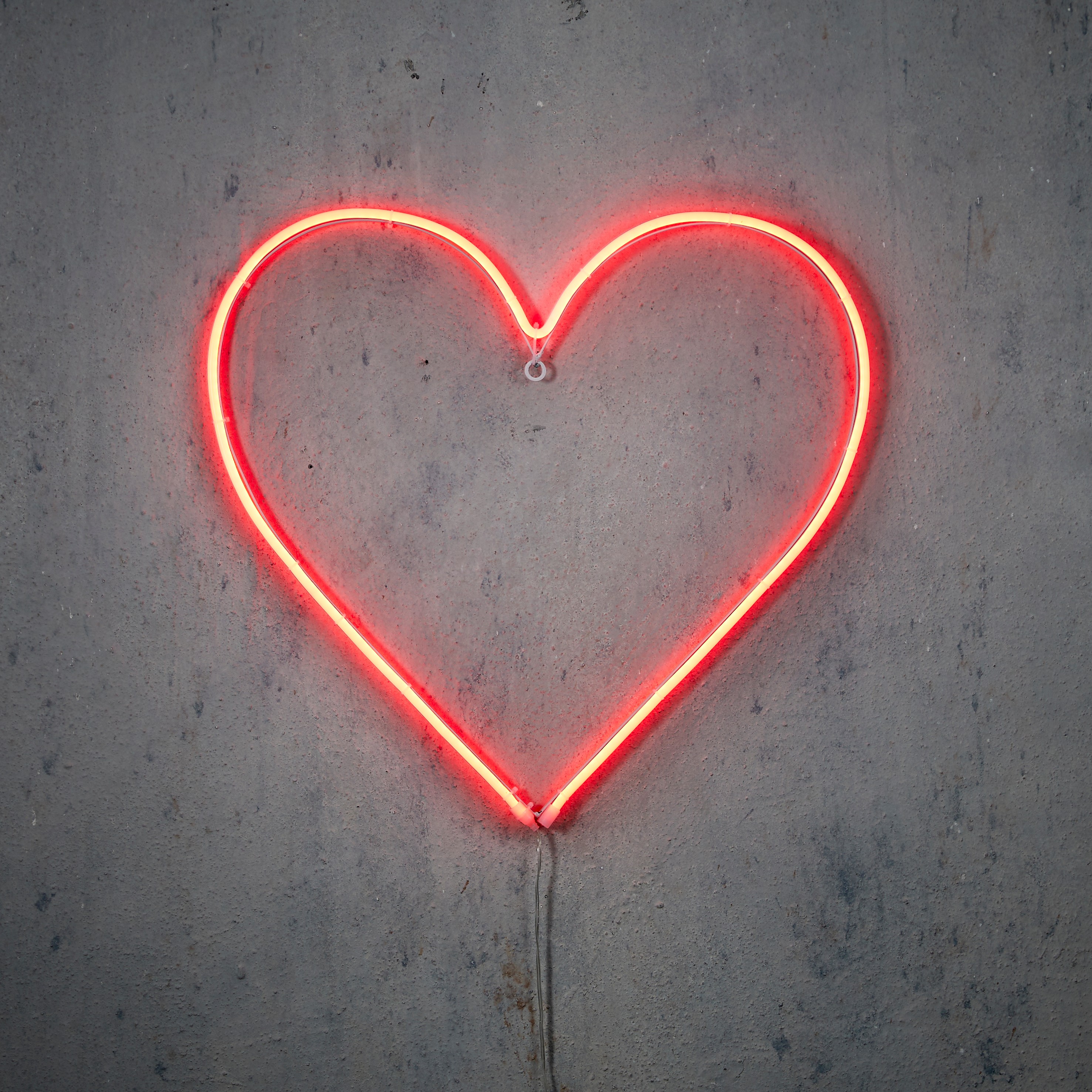 Luca Lighting Neon Light LED Hart Rood - 48x48 cm - IP44 - Outdoor