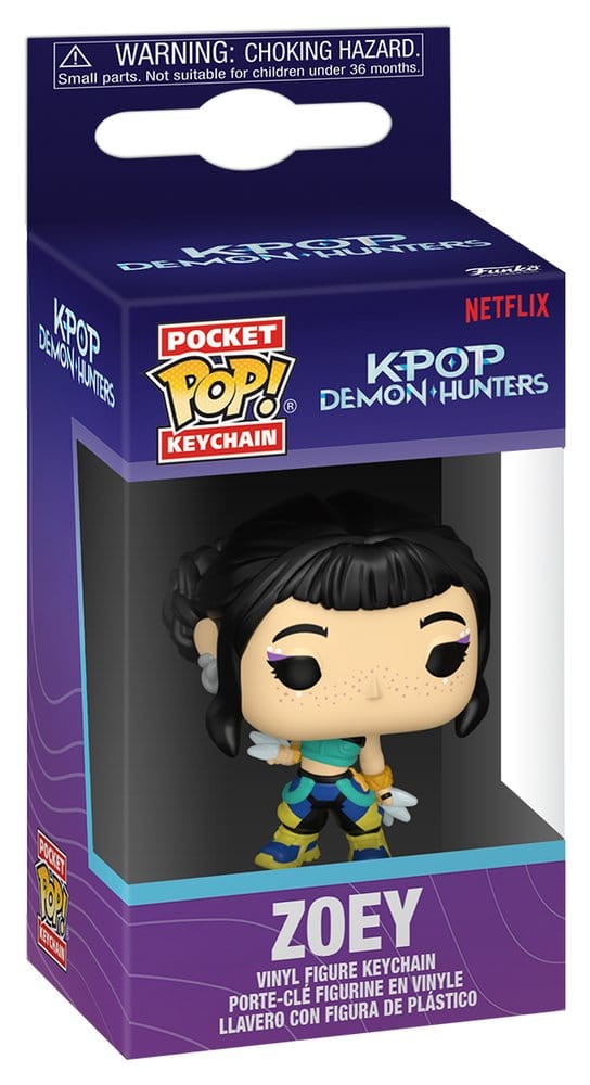 Funko Pop! Animation - K-Pop Demon Hunters: Keychain Zoey