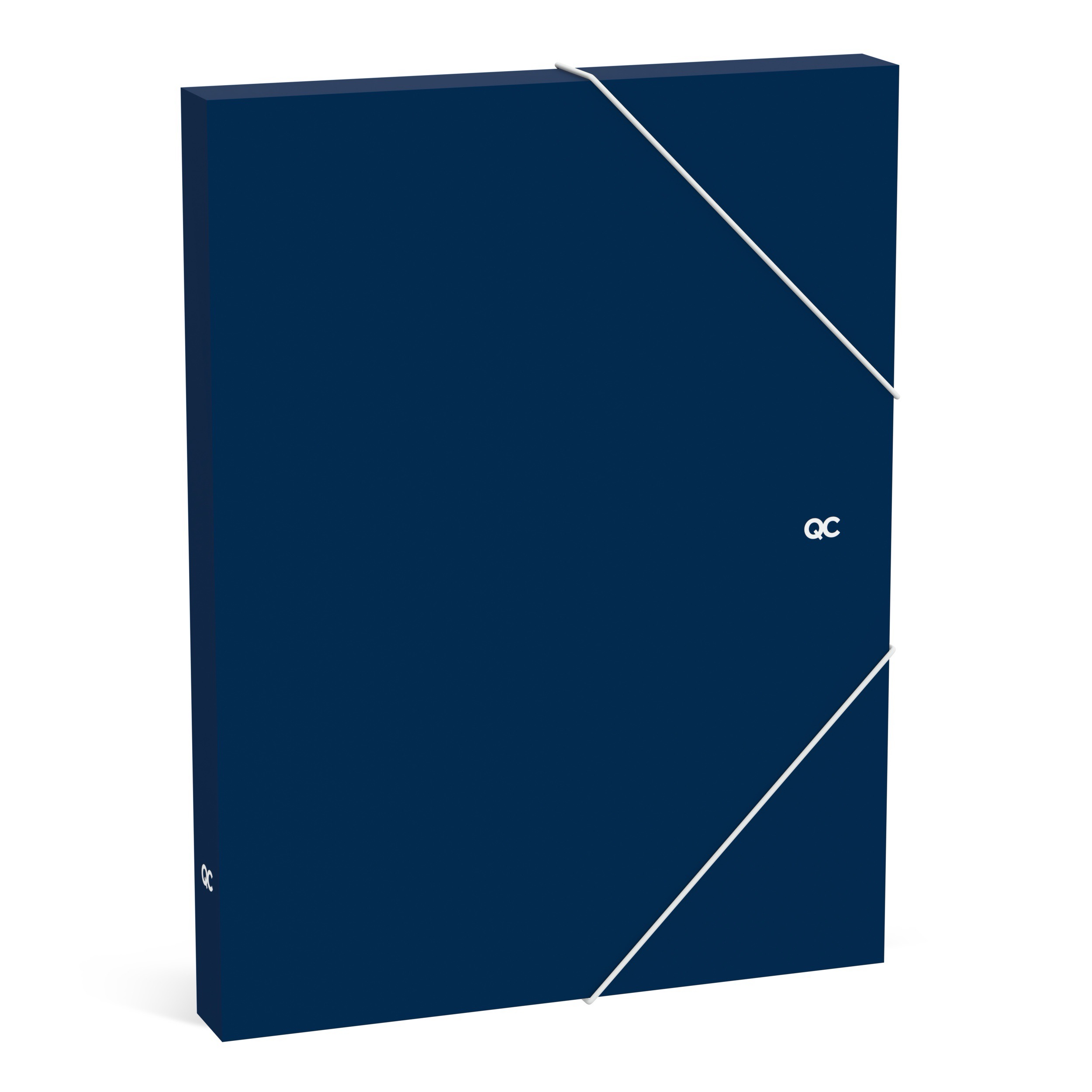 Quattro Colori Colour Elastobox A4 PP Navy Blue