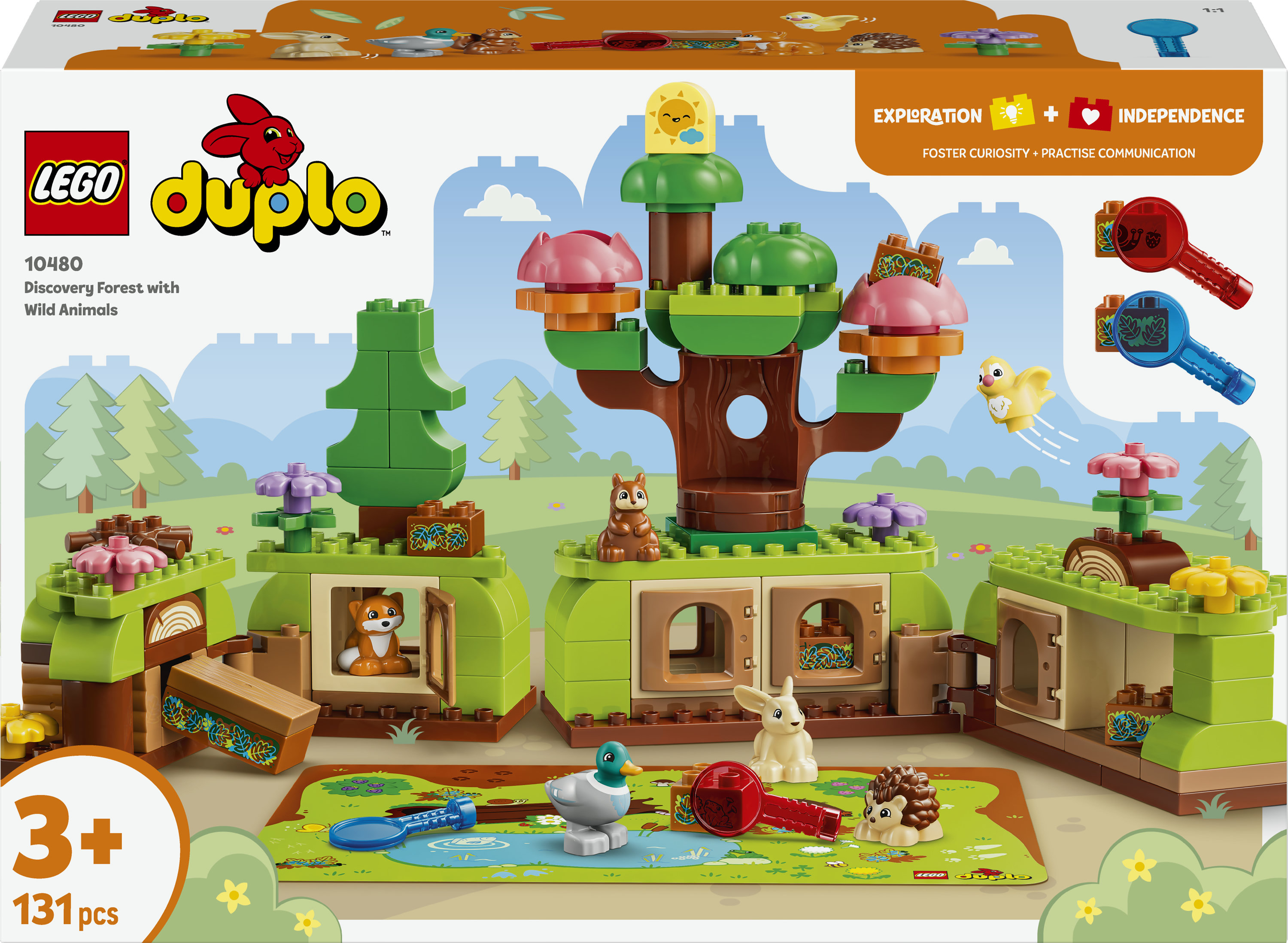 Lego Duplo 10480 Ontdekkingsbos met Wilde Dieren