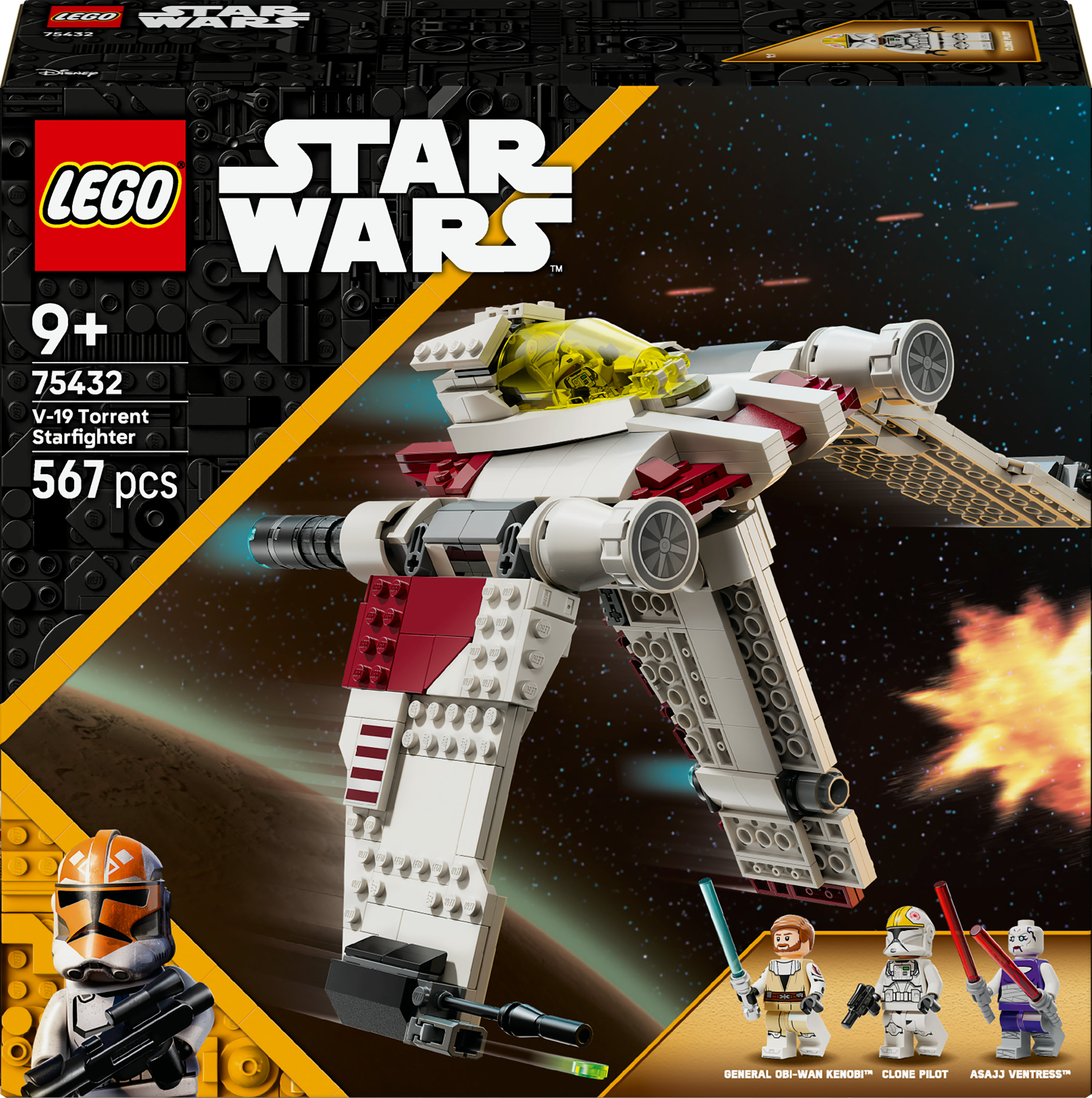 Lego Star Wars 75432 V-19 Torrent Starfighter