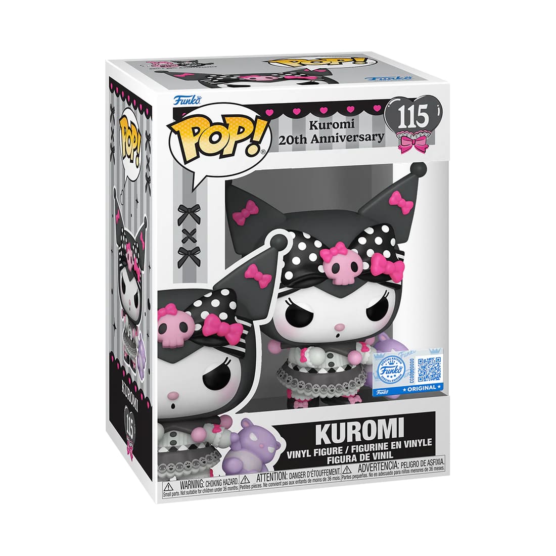 Funko Pop! Hello Kitty - 50th Anniversary: Kuromi withy Toy 115