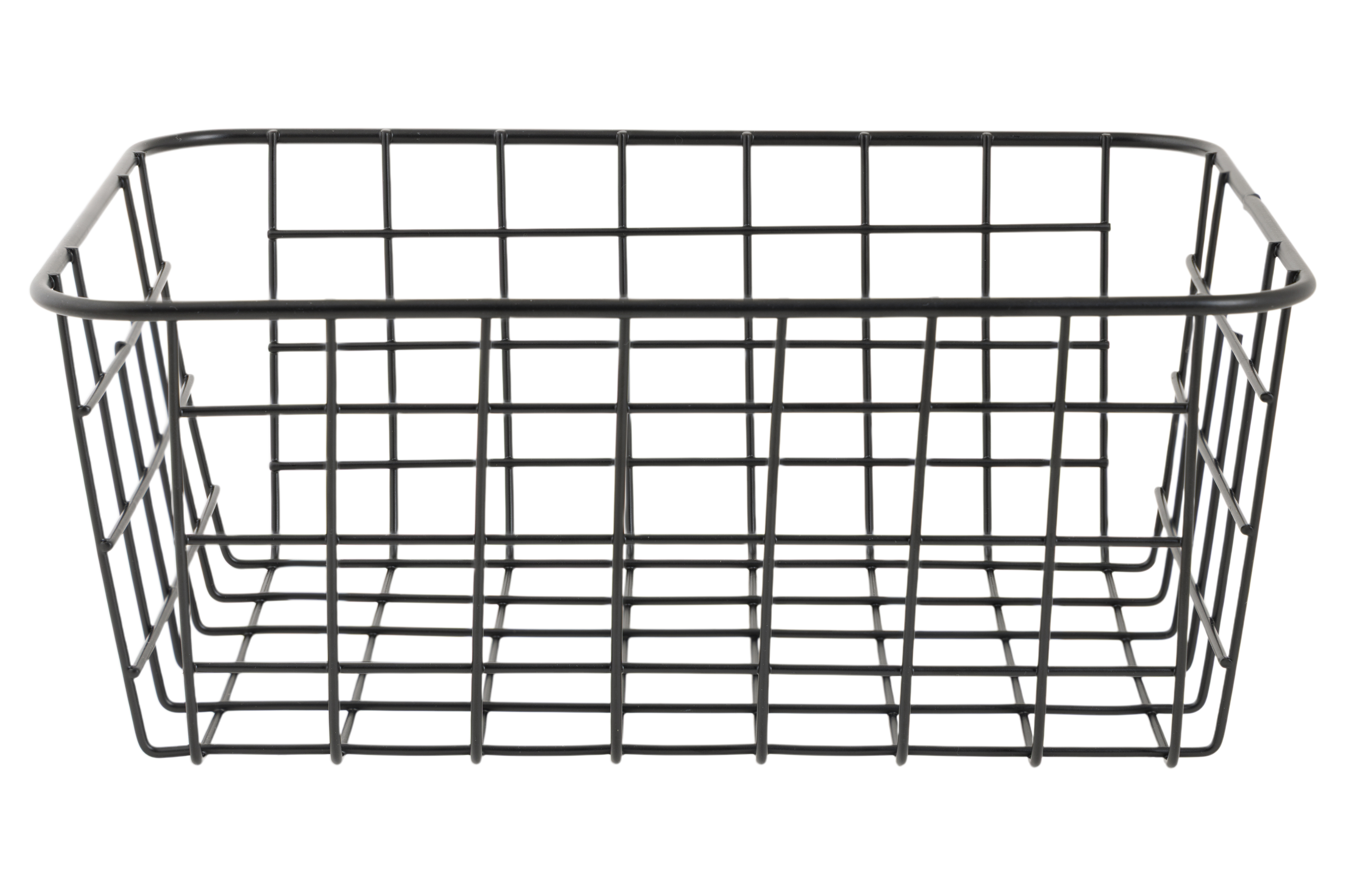 Cosy&Trendy Mand Zwart 24x18x10 cm - Draadwerk