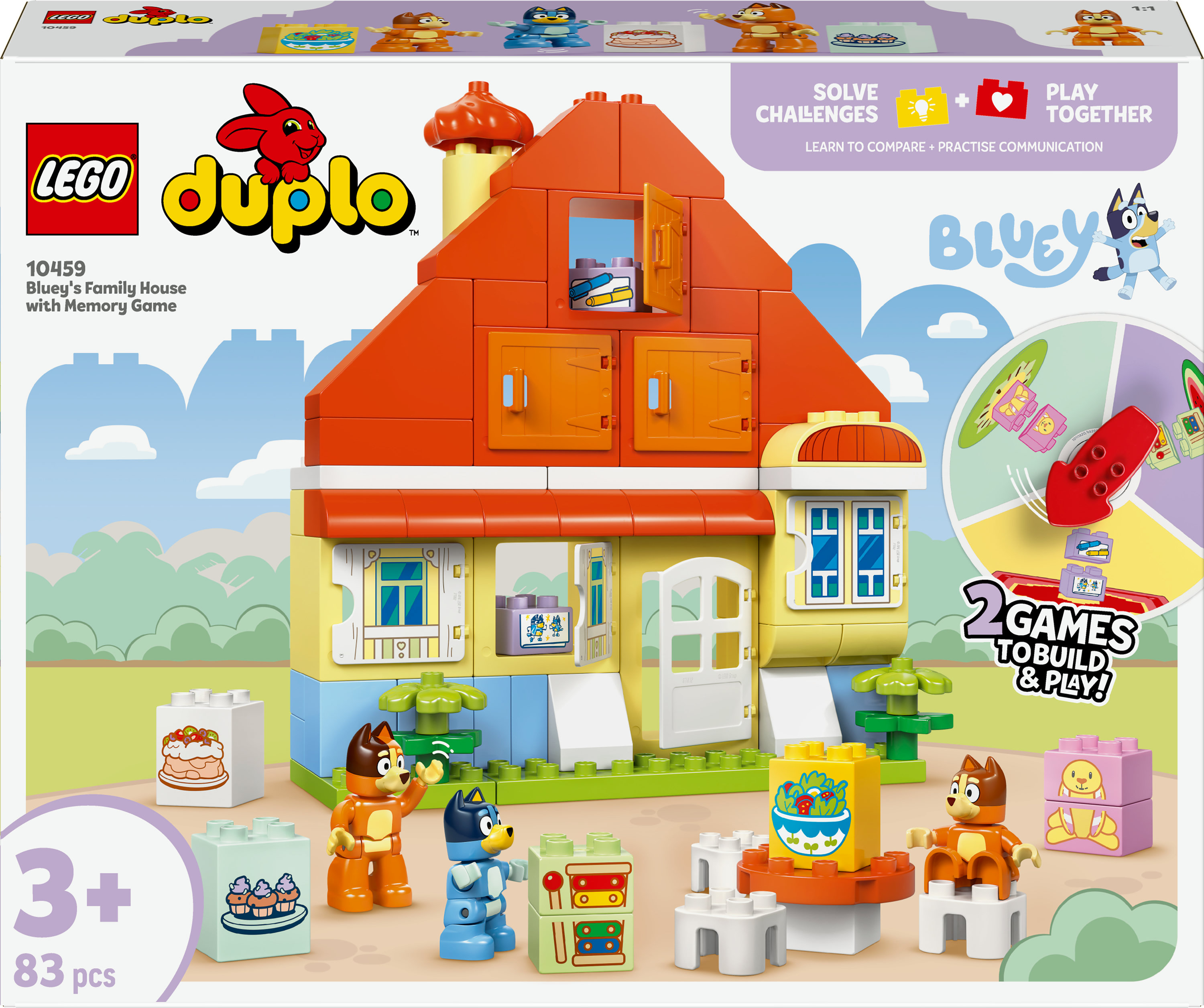 Lego Duplo 10459 Huis van Bluey en haar Familie met Geheugenspel