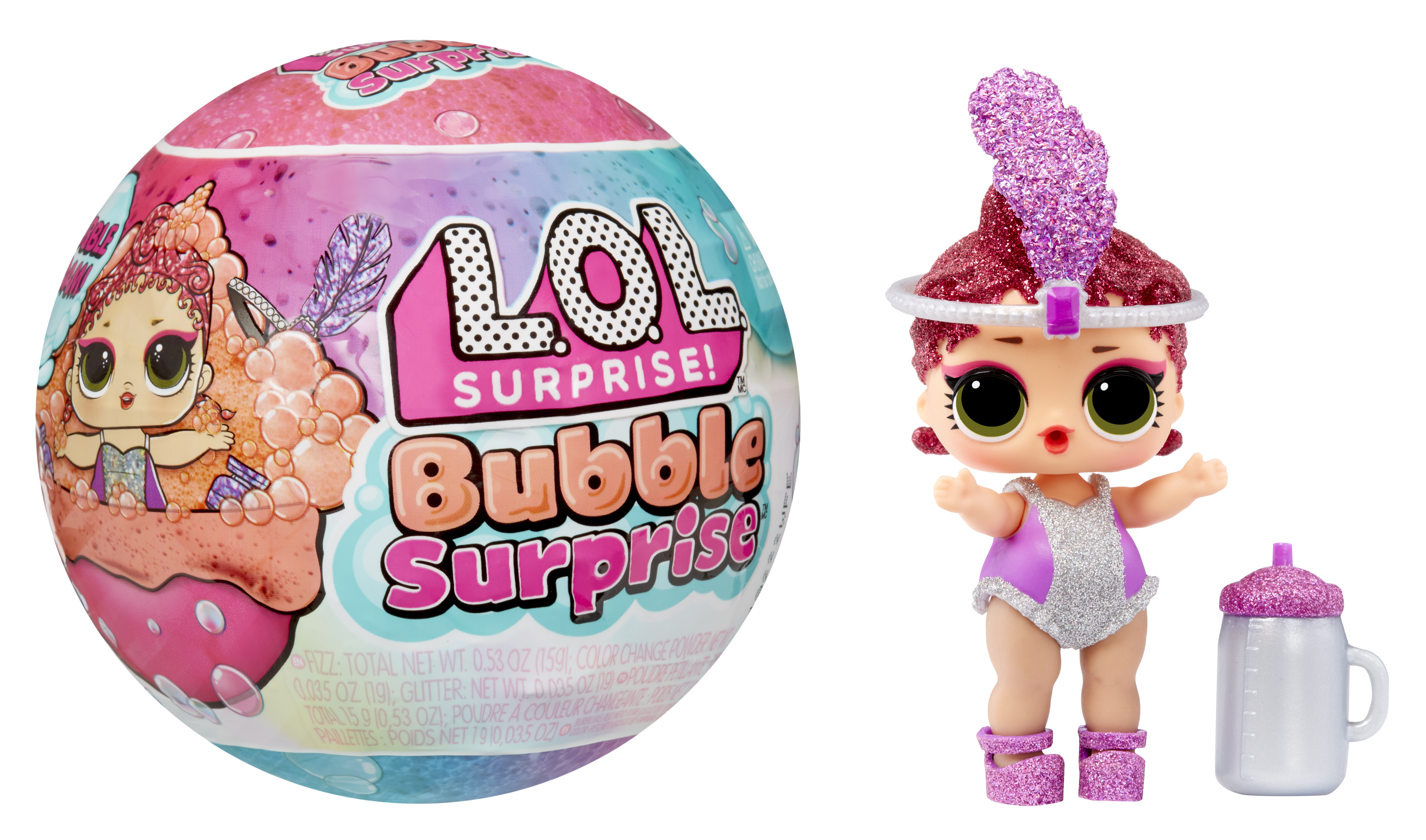 L.O.L. Surprise Bubble Surprise Doll  - assorti - prijs per stuk