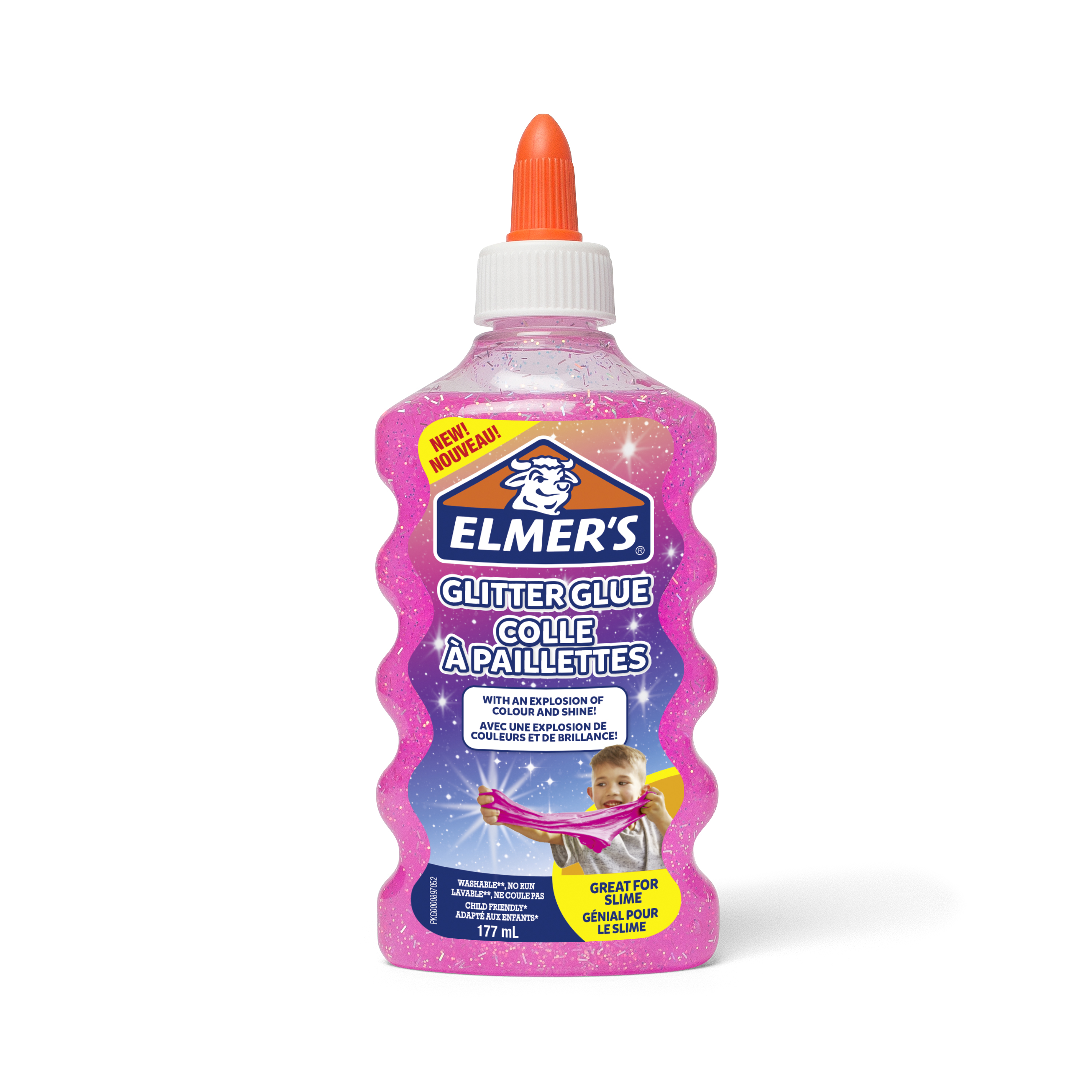 Elmer's Glitterlijm 177 ml Roze