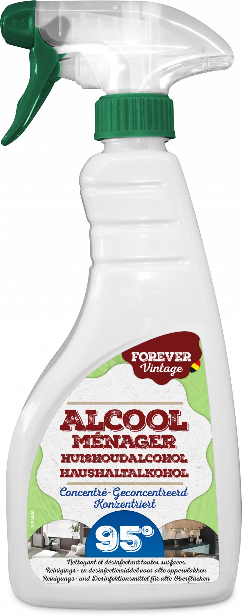 Forever Huishoudalcohol Spray 500 ml Geconcentreerd 95 Graden