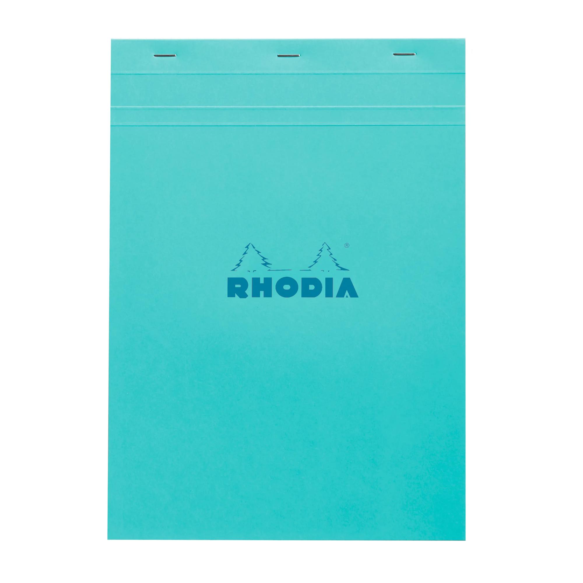 Rhodia Notablok A4 Color Azuurblauw Geniet 80 vel Geruit