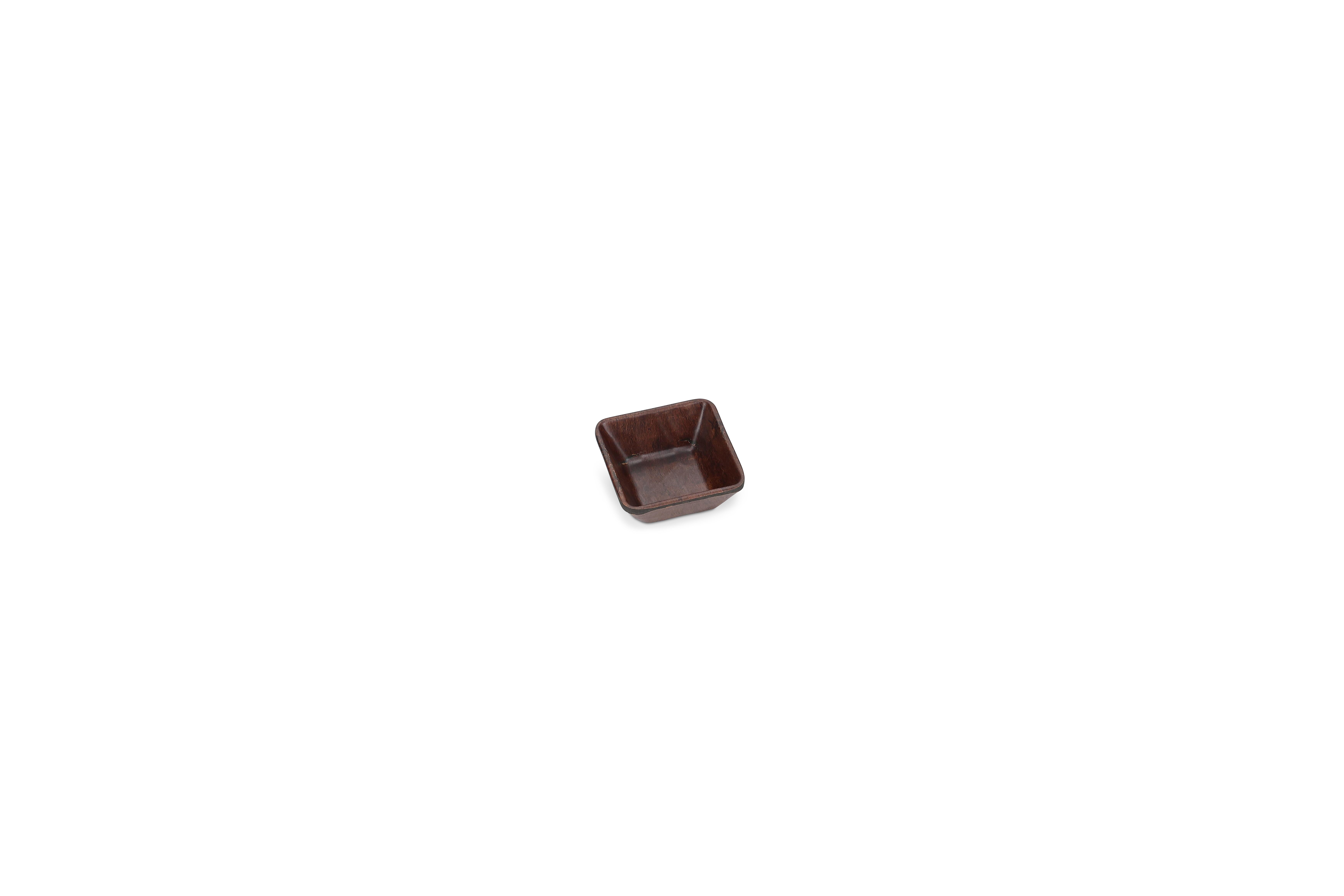 BonBistro Schaaltje Omni Kastanjebruin 80ml - Hybride Hout - 7x7x3 cm