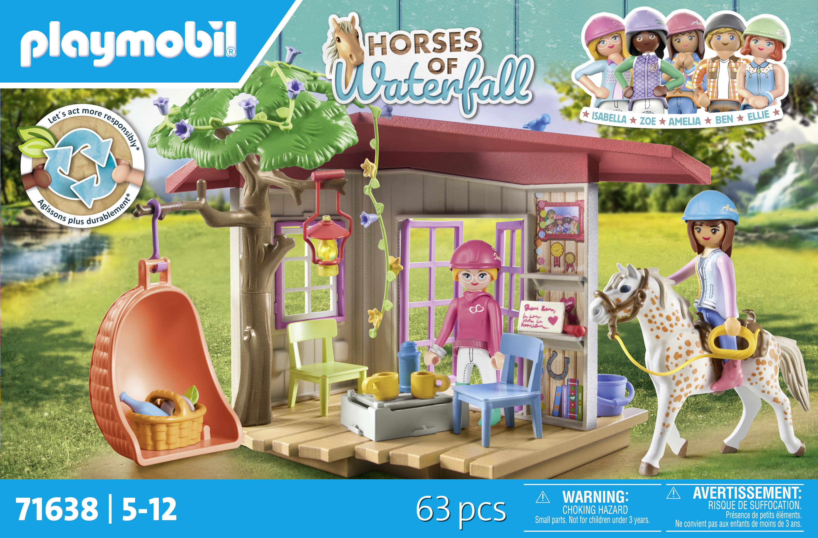 Playmobil 71638 Horses of Waterfall Geheim clubhuis voor paardenliefhebbers