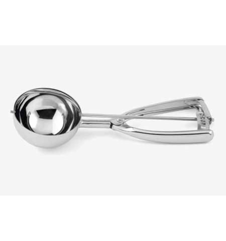 Weis IJsschep/Pureeschep Halve Bol 8cm - Inox