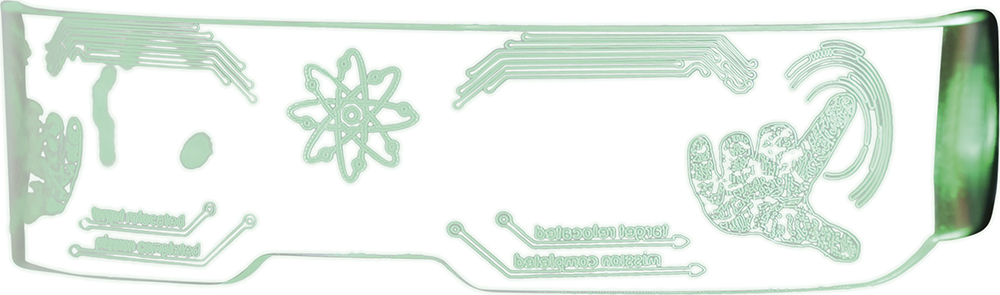 Bril LED Futuristisch Multicolor