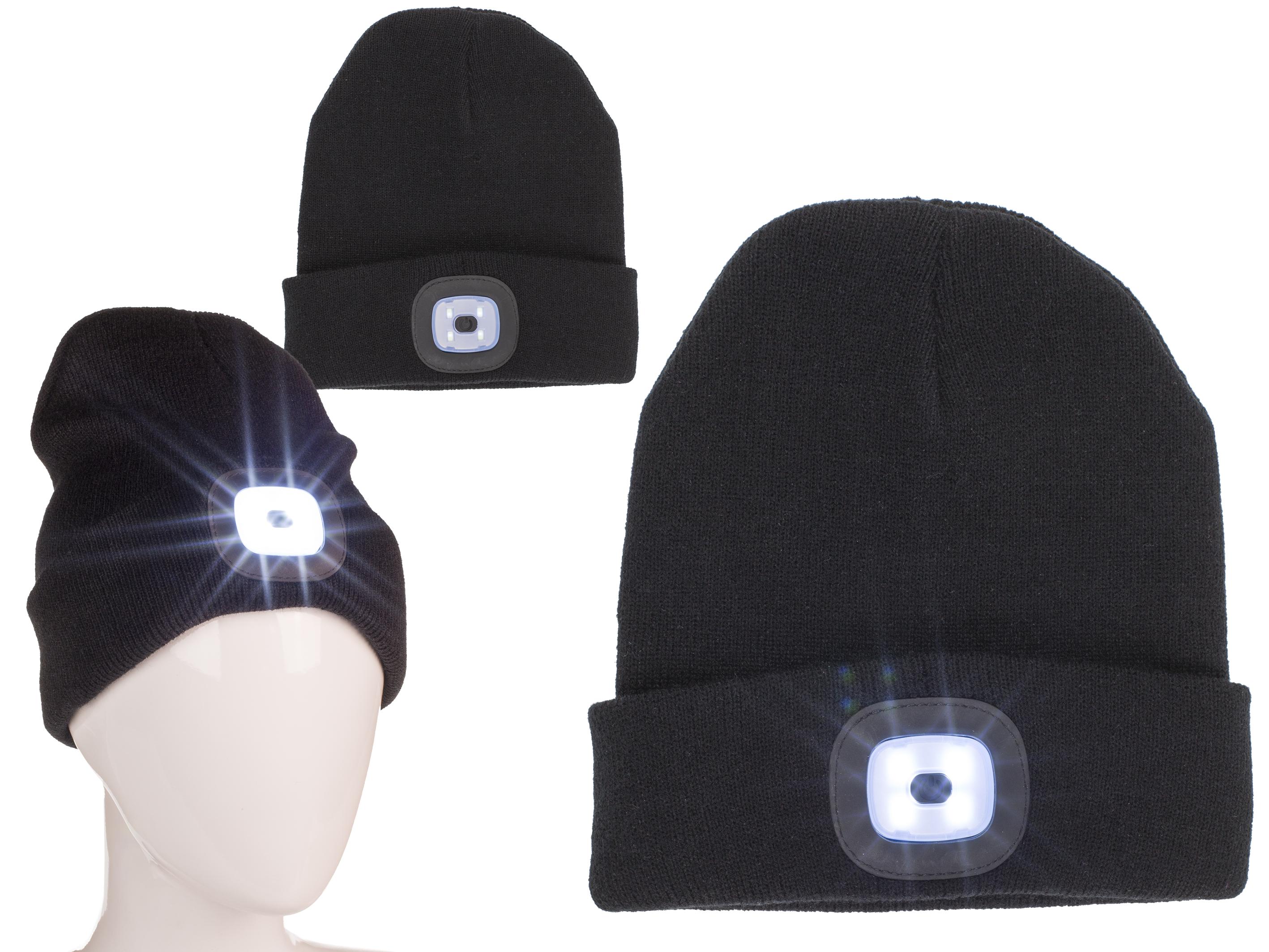 Muts Zwart met LED Licht One Size